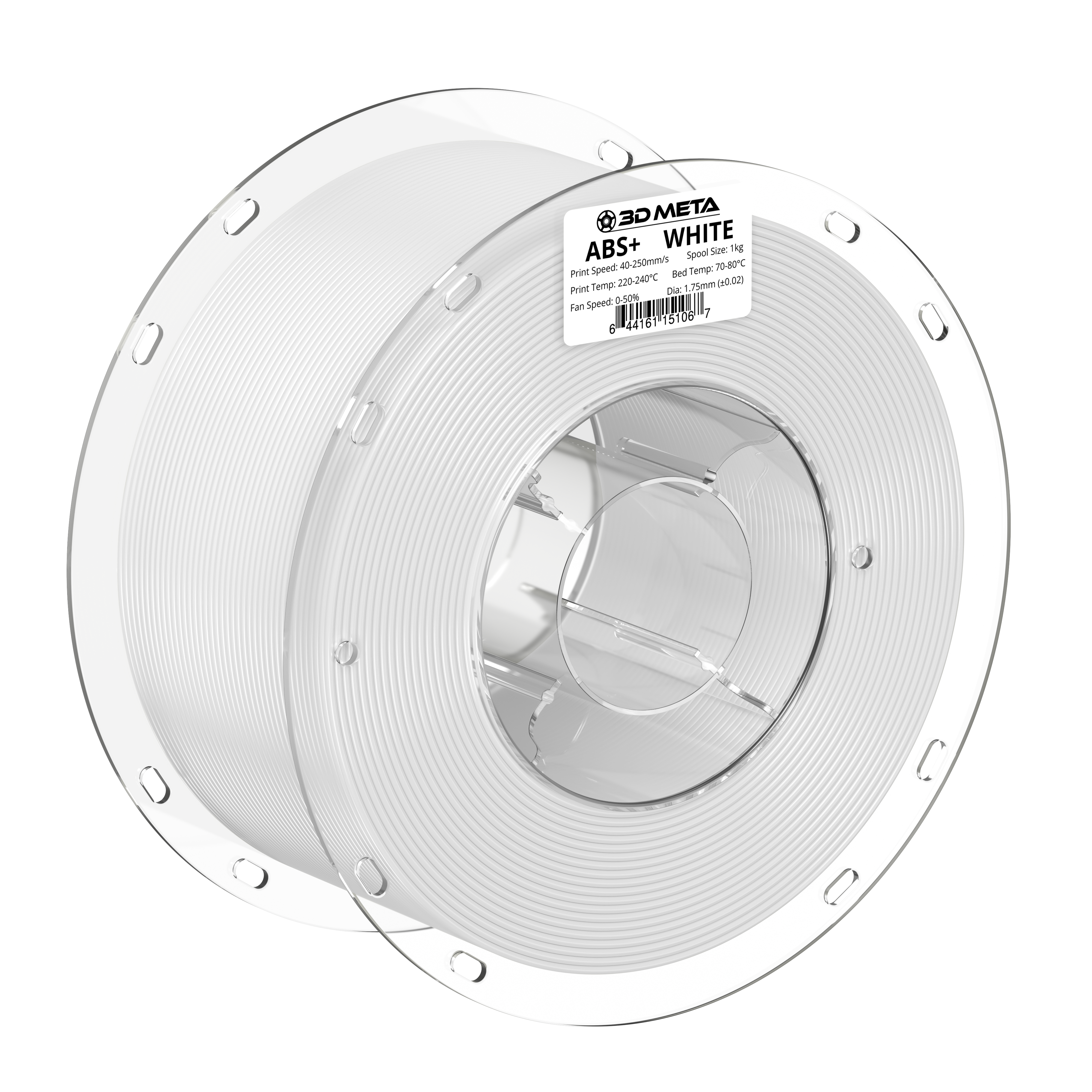 ABS+ 3D Printing Filament - 1kg x 1.75mm