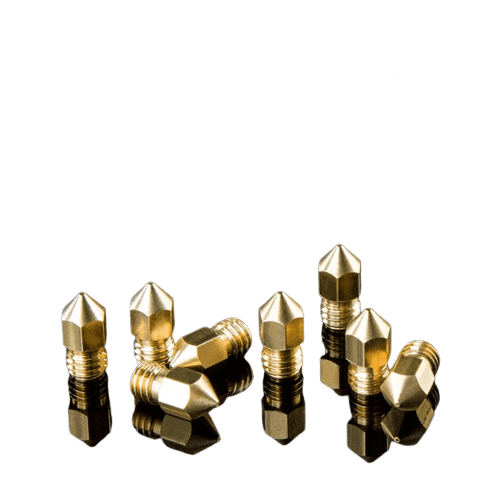 Brass Nozzle - 0.4mm x M6x1 - 5pcs.