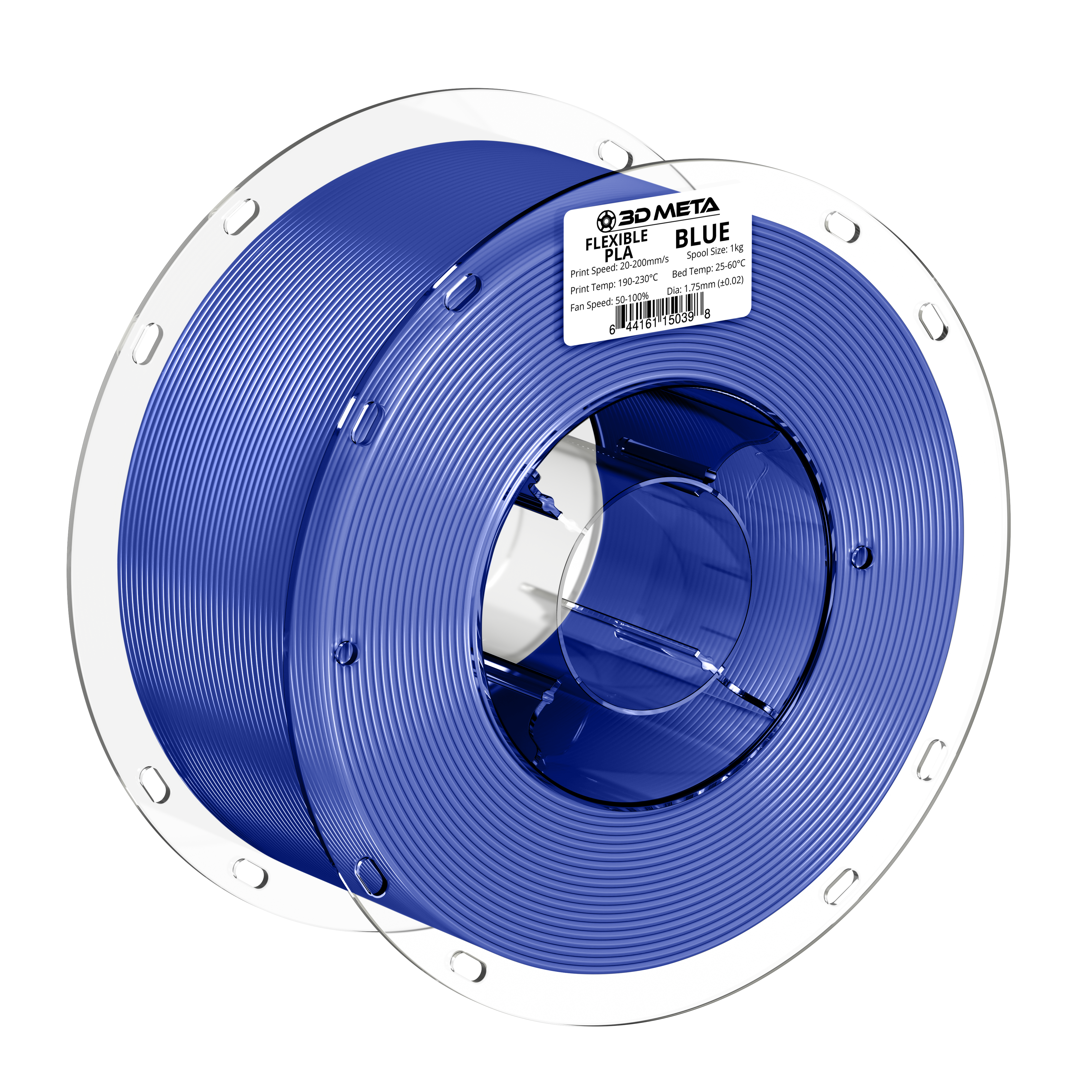 Flexible PLA 3D Printing Filament - 1kg x 1.75mm