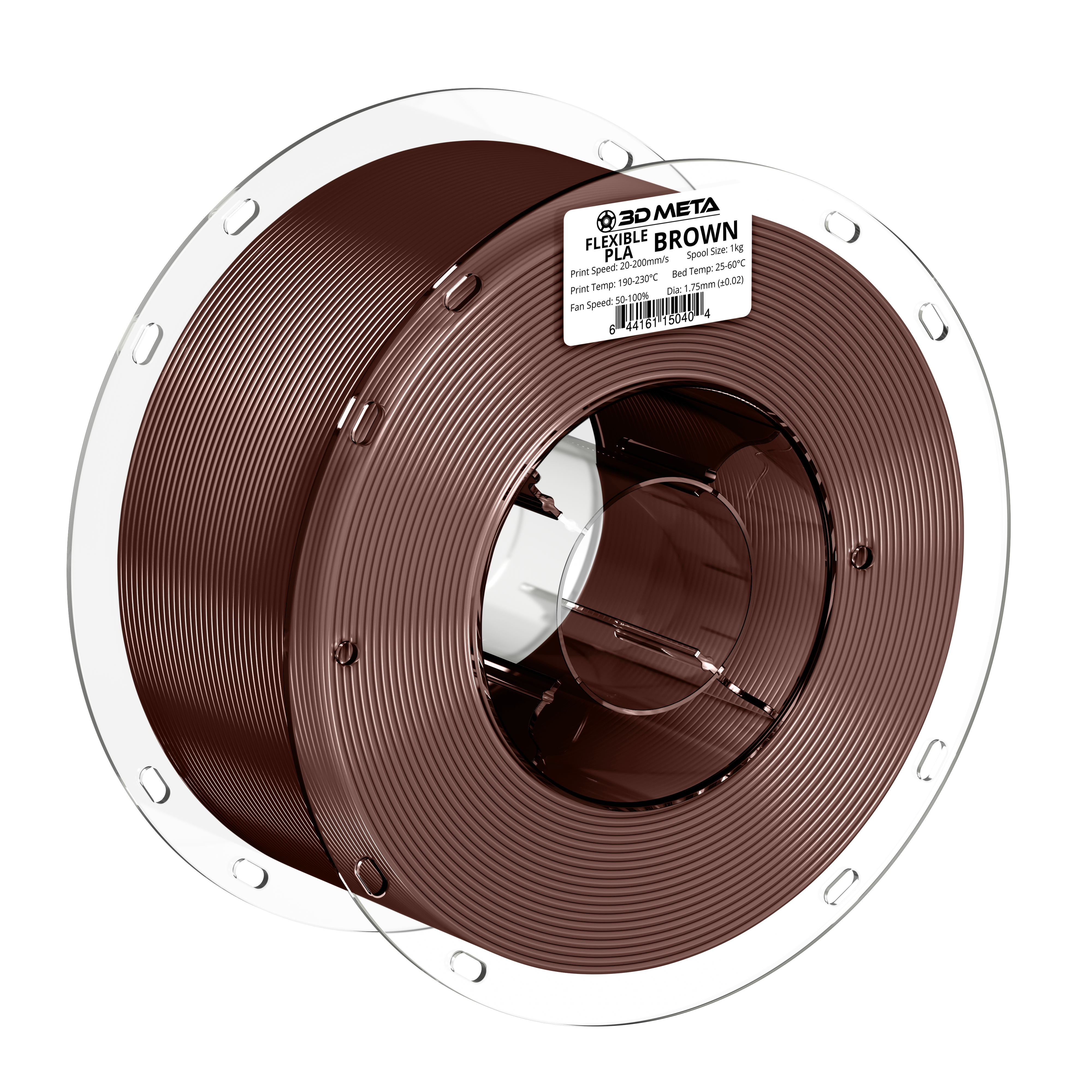 Flexible PLA 3D Printing Filament - 1kg x 1.75mm