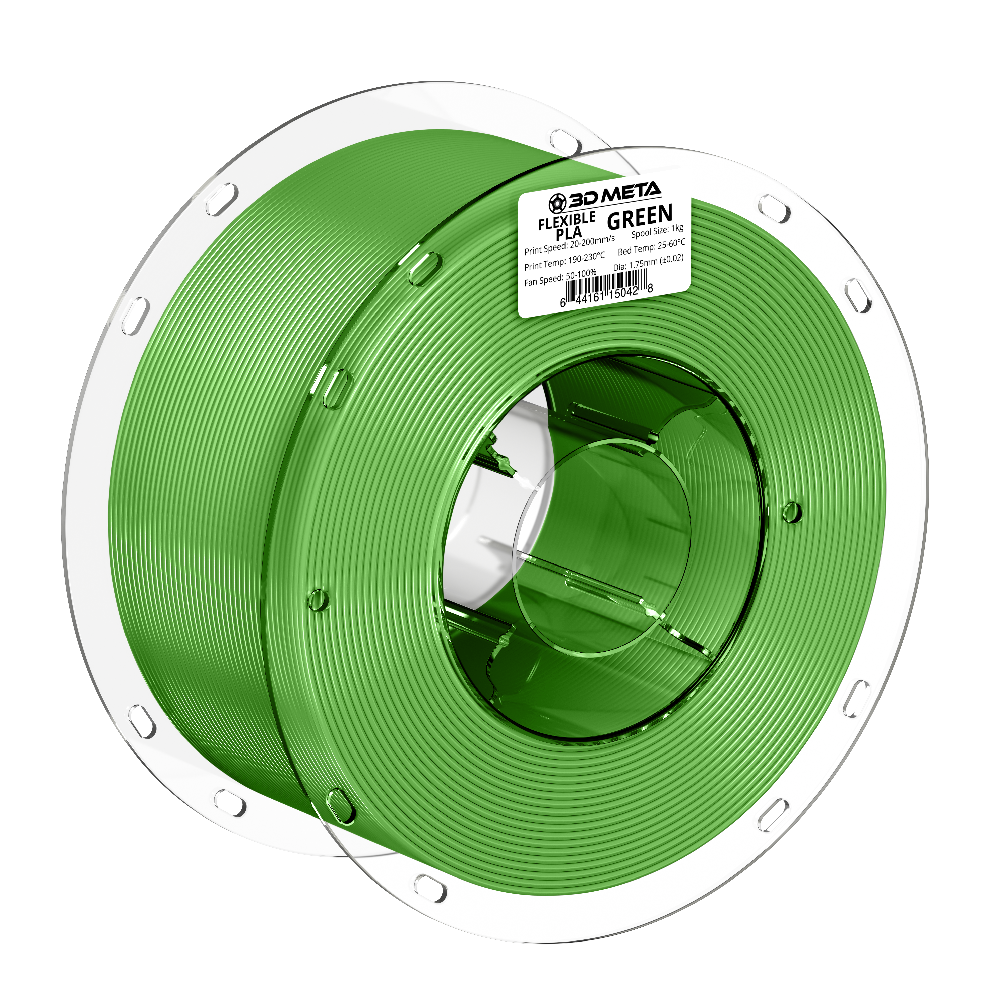 Flexible PLA 3D Printing Filament - 1kg x 1.75mm