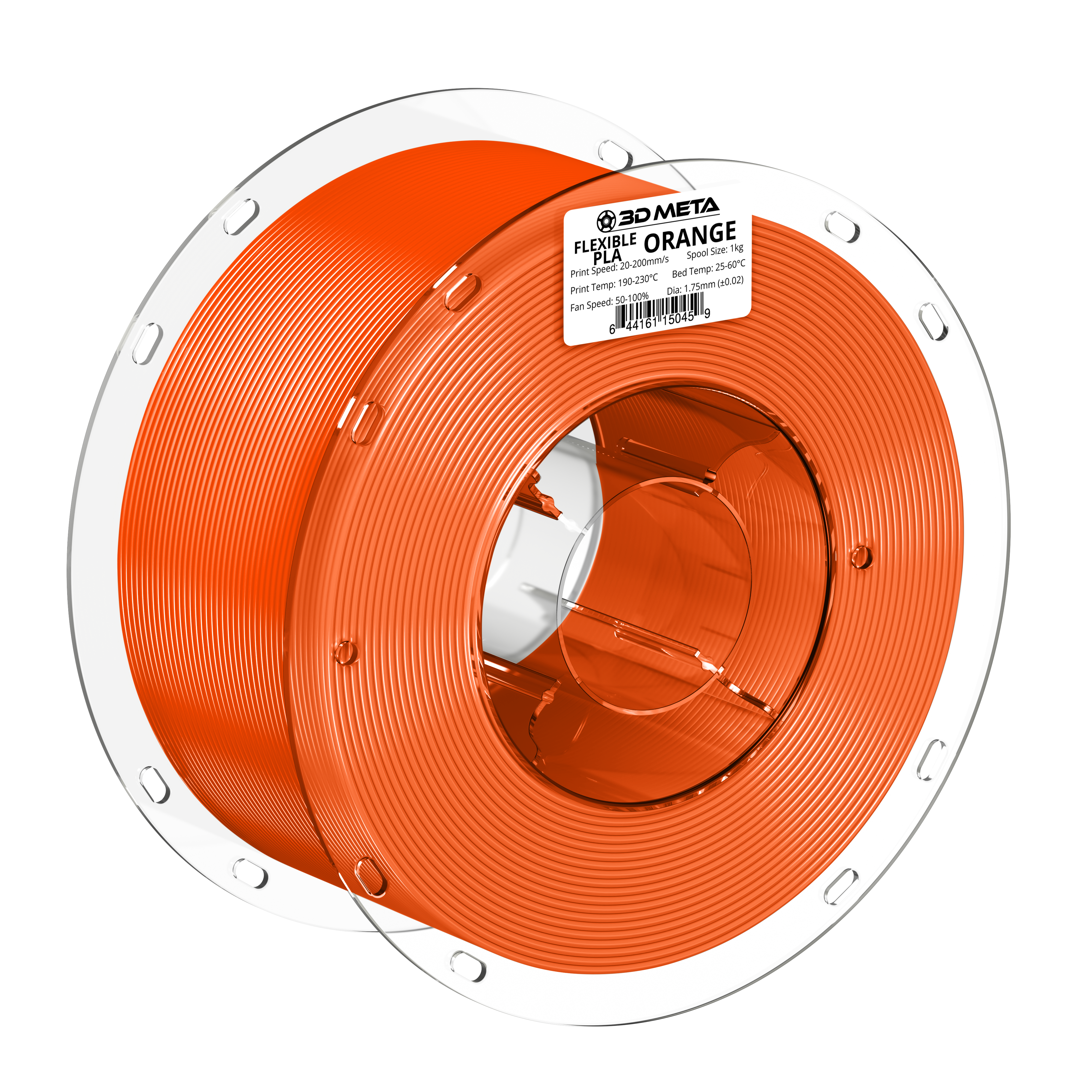 Flexible PLA 3D Printing Filament - 1kg x 1.75mm