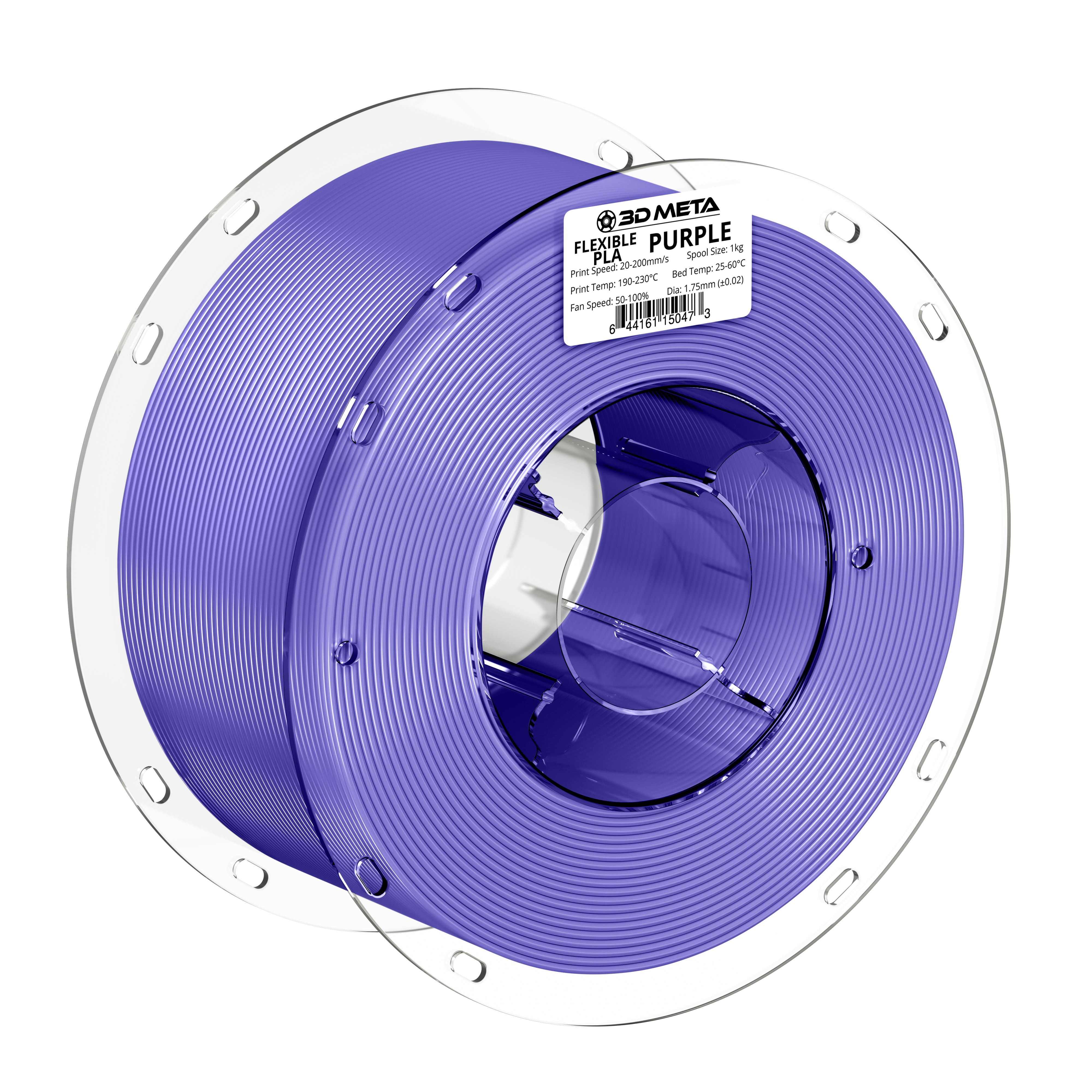 Flexible PLA 3D Printing Filament - 1kg x 1.75mm