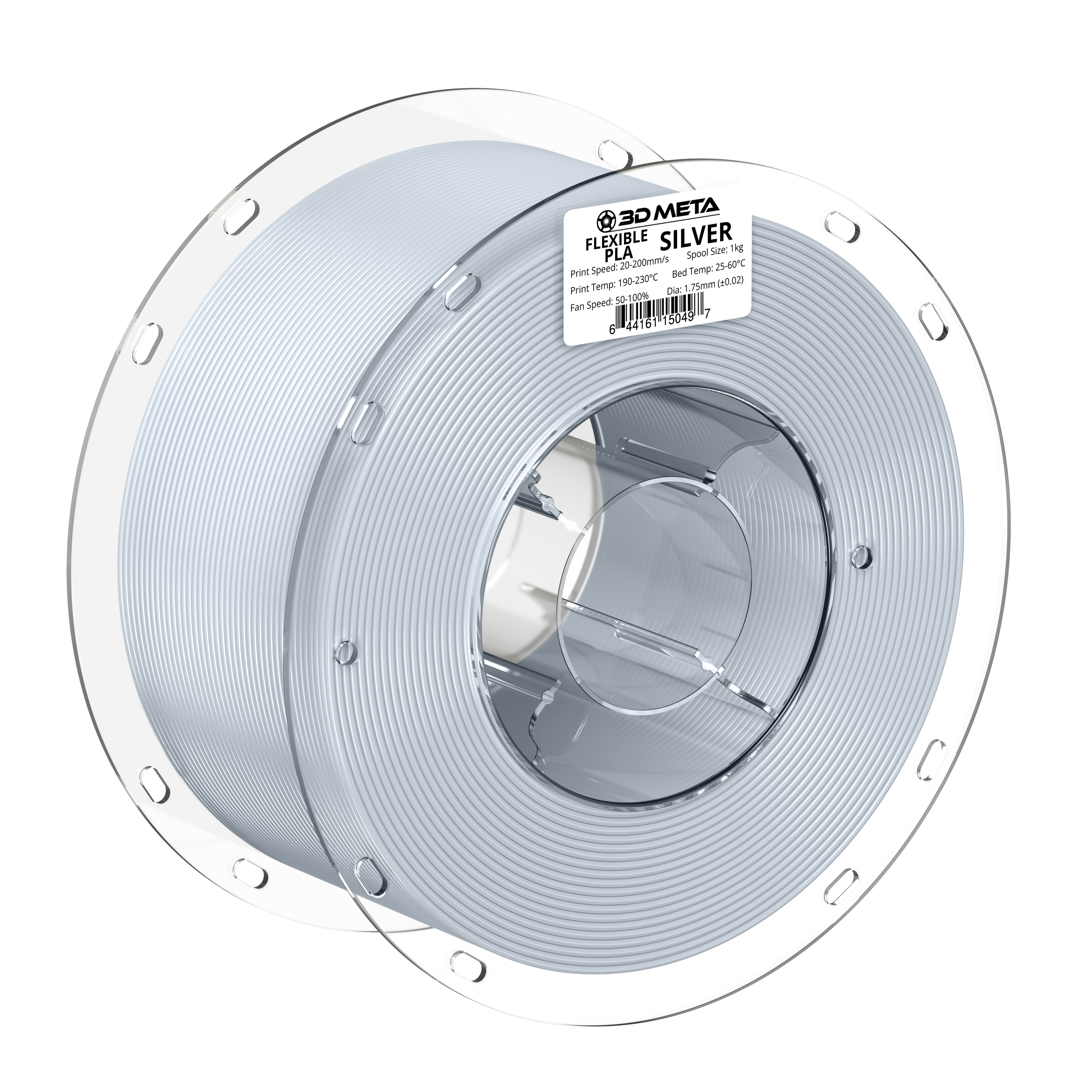 Flexible PLA 3D Printing Filament - 1kg x 1.75mm