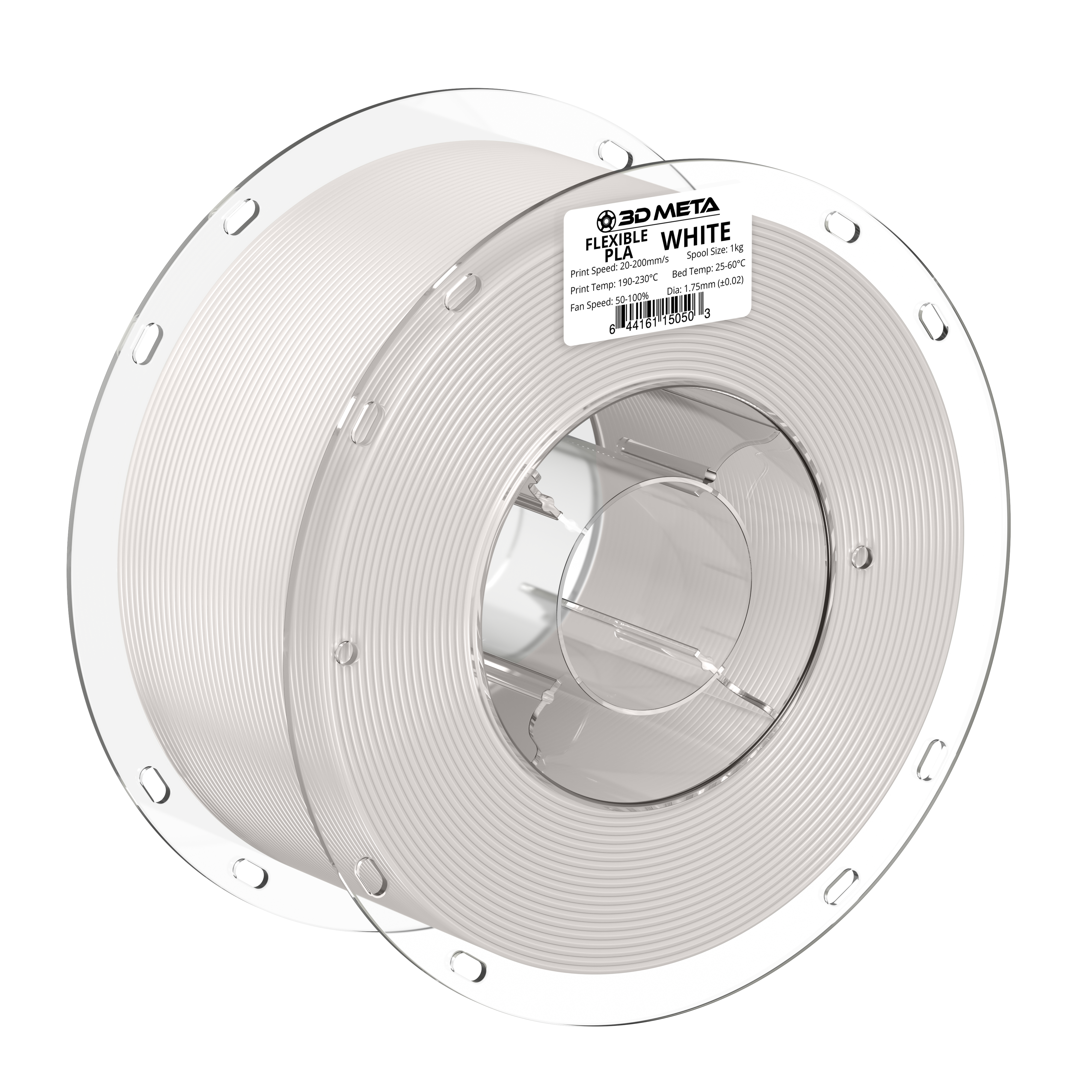 Flexible PLA 3D Printing Filament - 1kg x 1.75mm