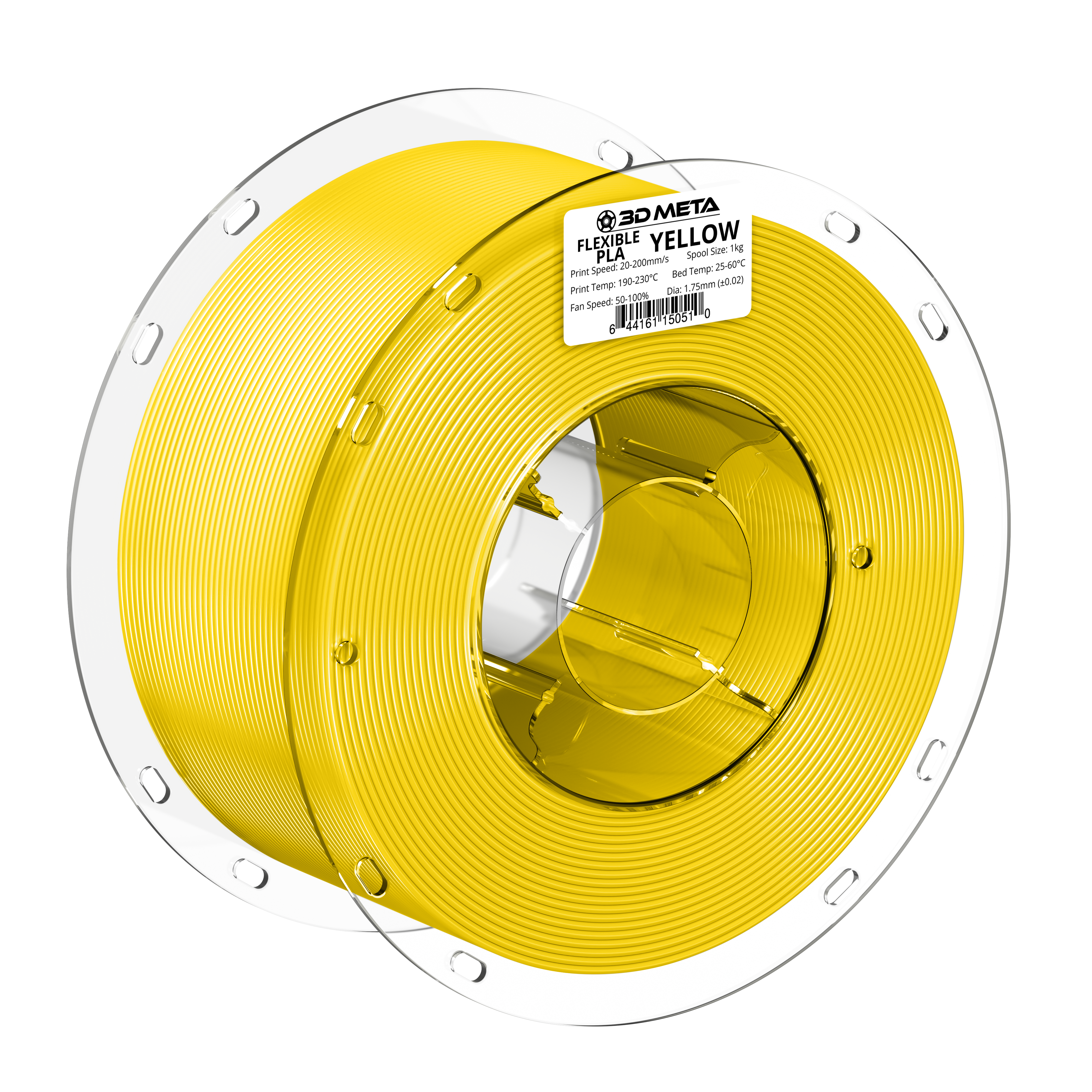 Flexible PLA 3D Printing Filament - 1kg x 1.75mm