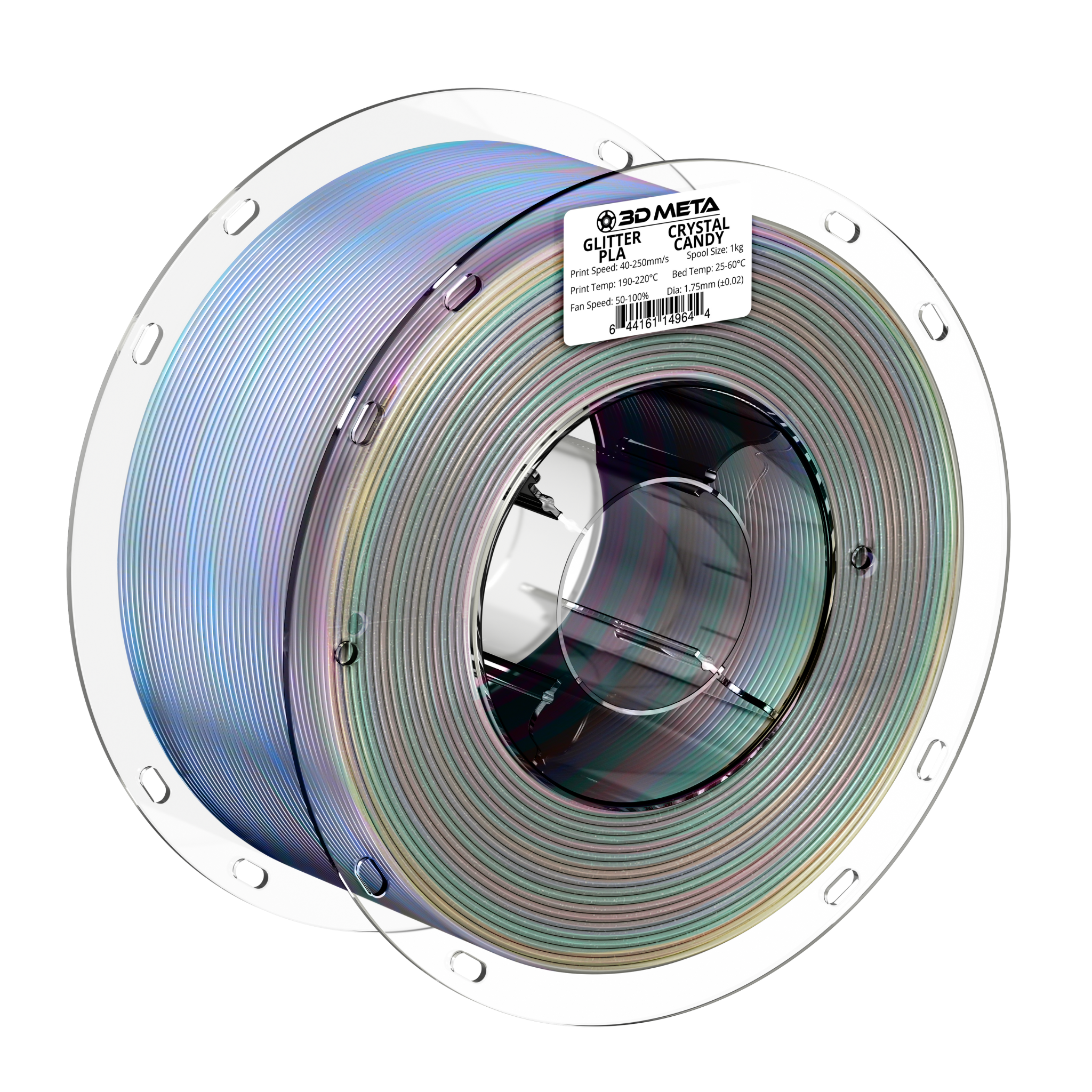 Glitter PLA 3D Printing Filament - 1kg x 1.75mm