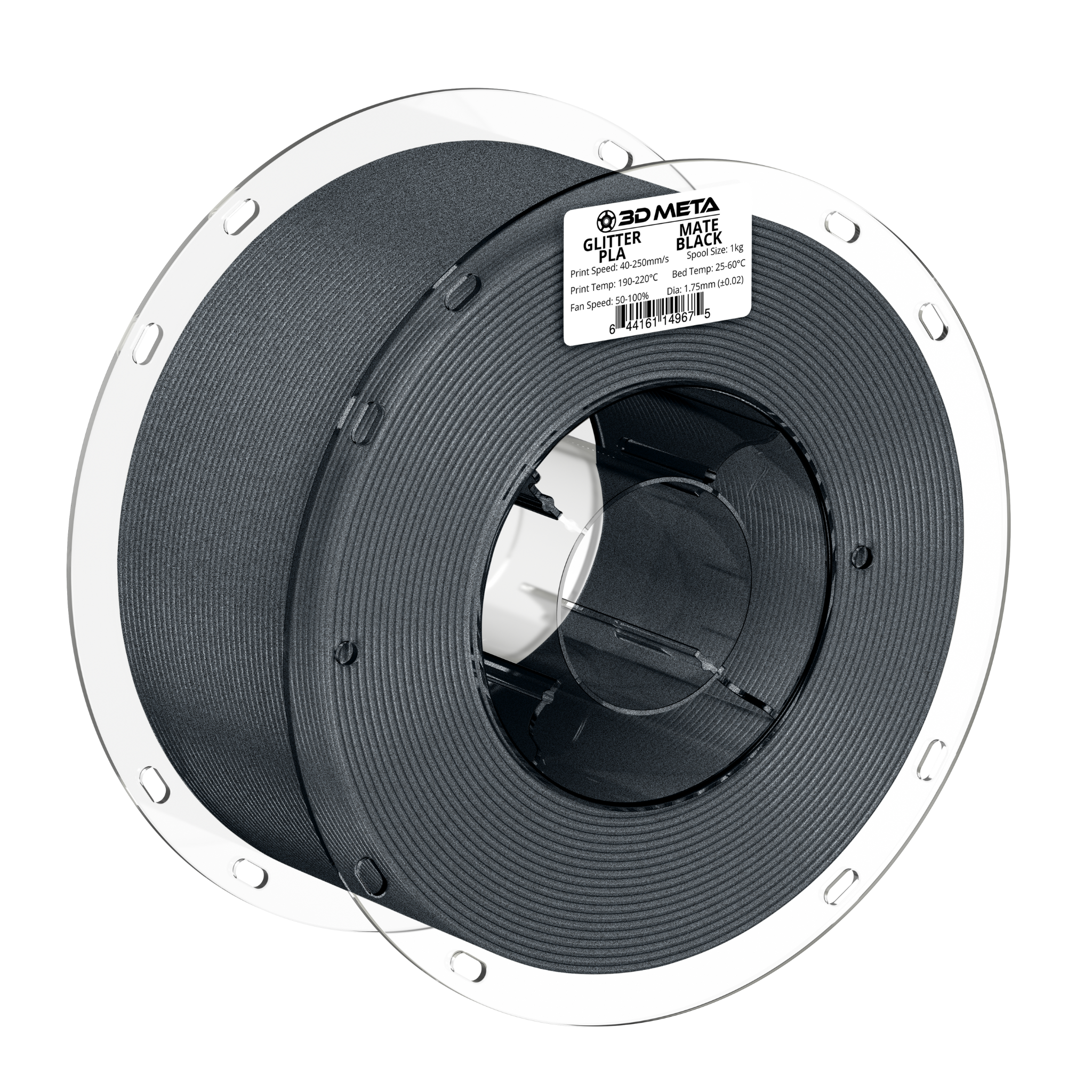 Glitter PLA 3D Printing Filament - 1kg x 1.75mm