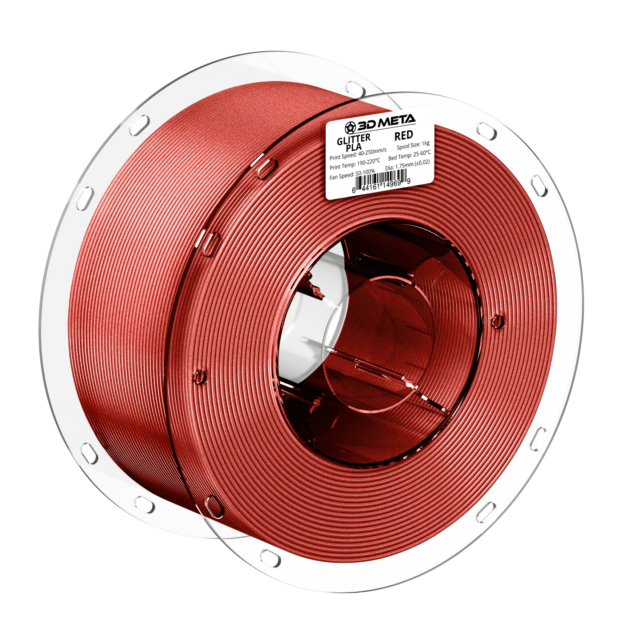 Glitter PLA 3D Printing Filament - 1kg x 1.75mm