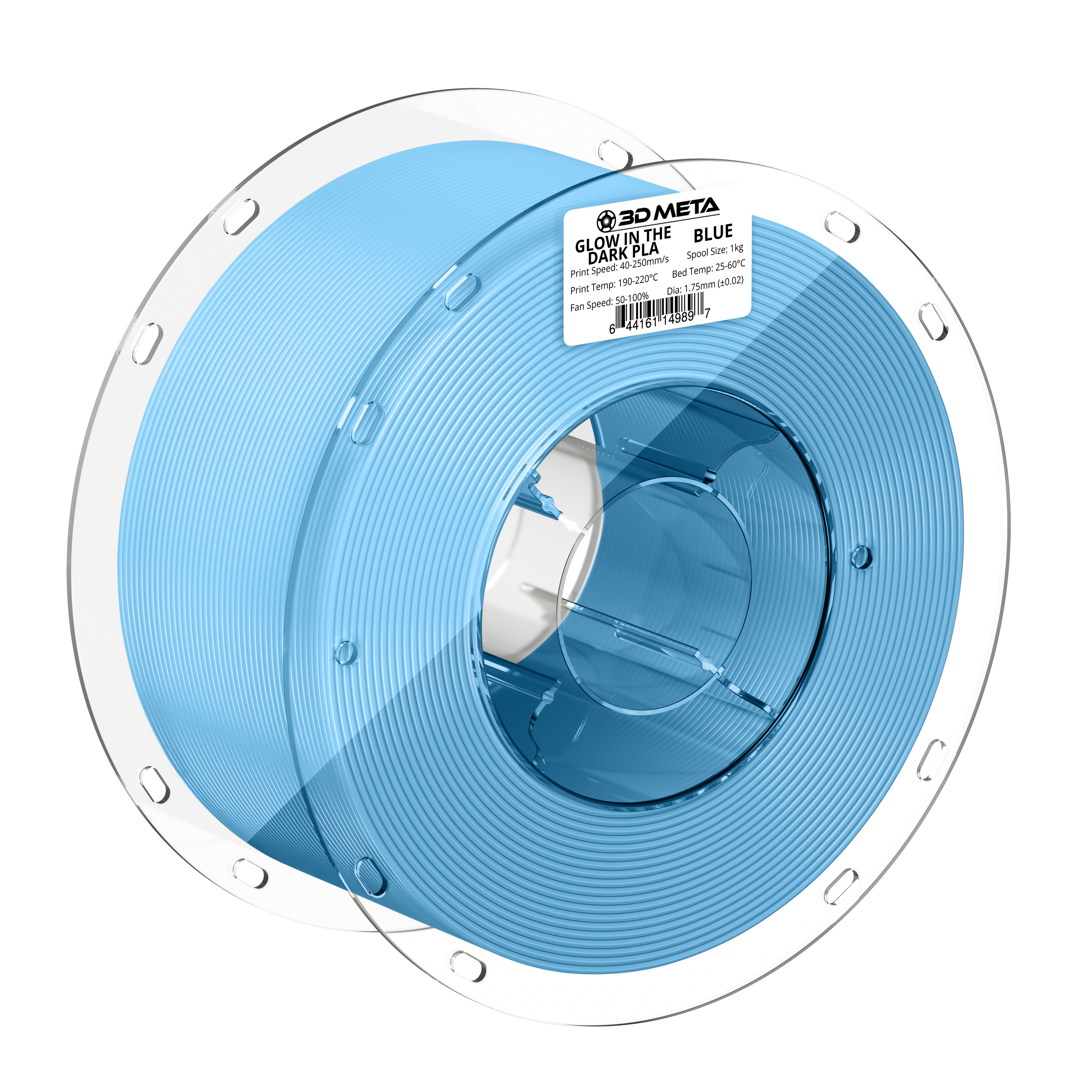 Glow in the Dark PLA 3D Printing Filament - 1kg x 1.75mm