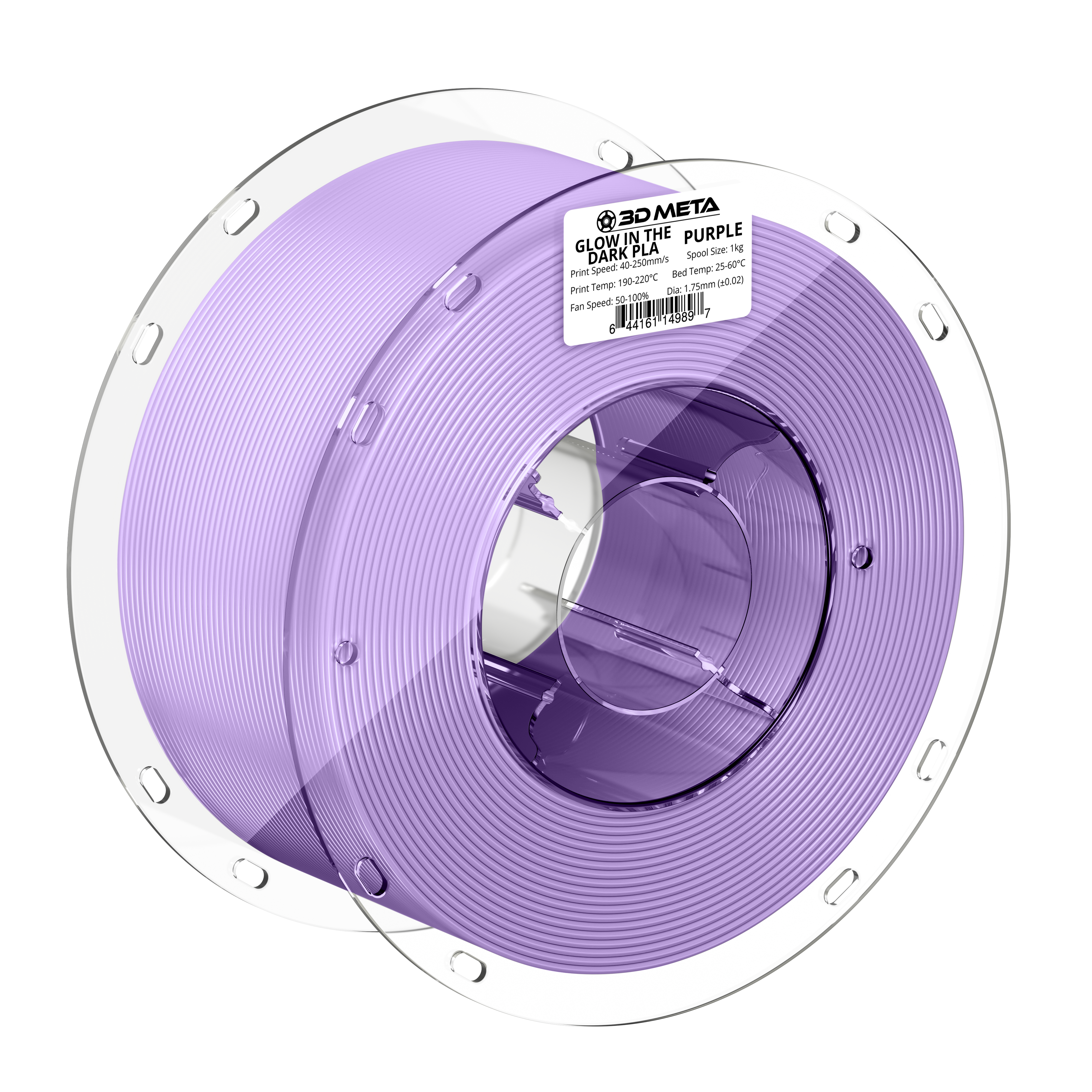 Glow in the Dark PLA 3D Printing Filament - 1kg x 1.75mm