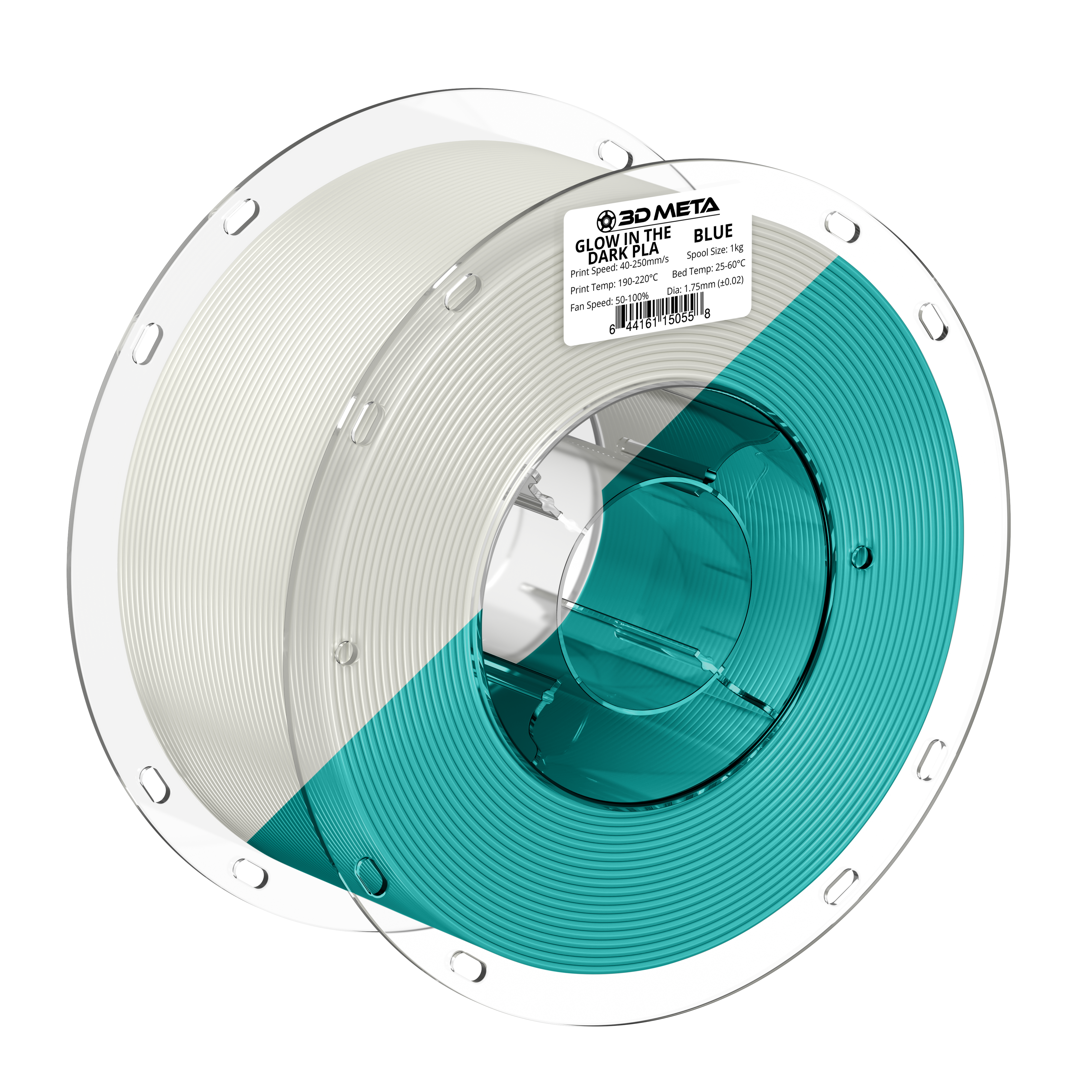 Glow in the Dark PLA 3D Printing Filament - 1kg x 1.75mm