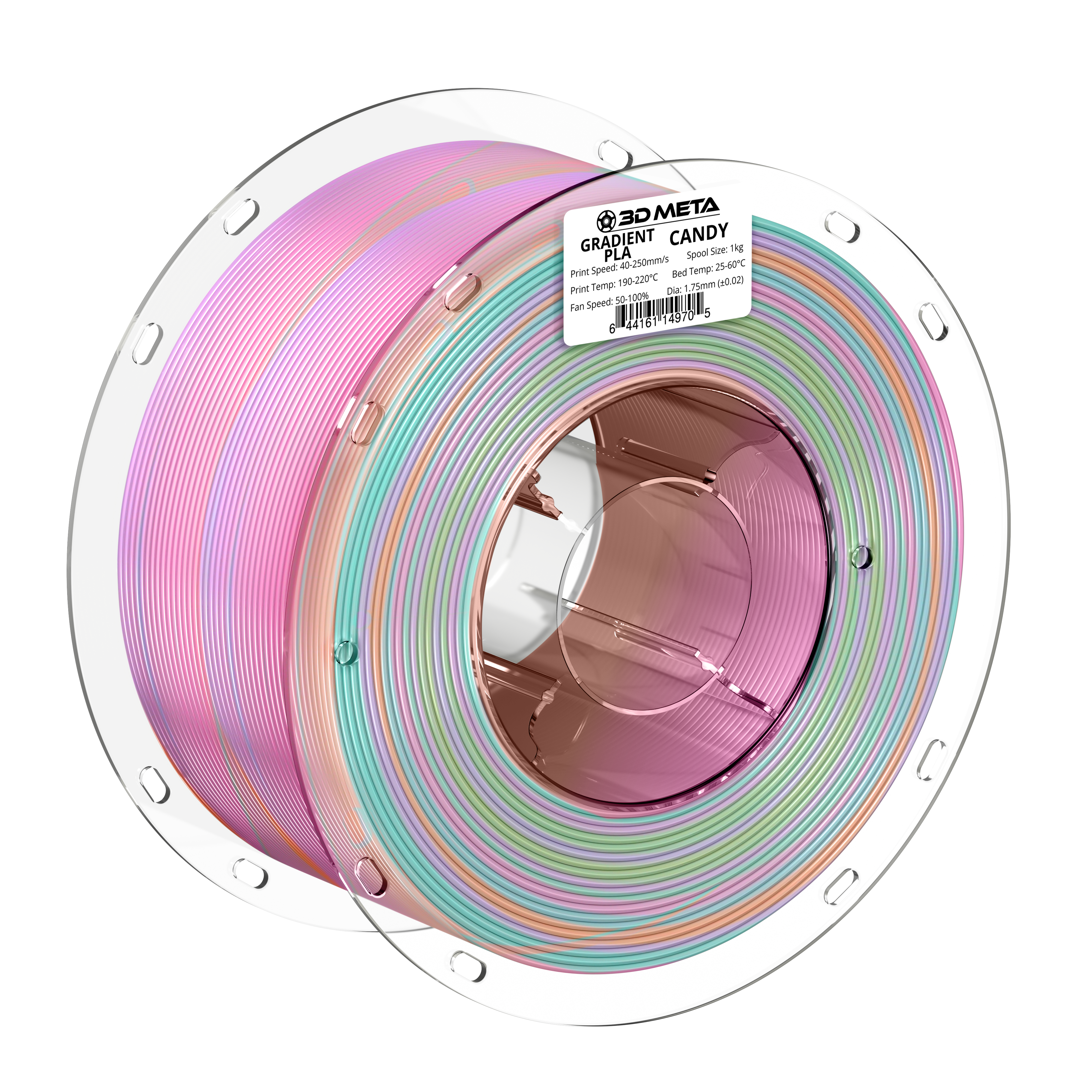 Gradient PLA 3D Printing Filament - 1kg x 1.75mm