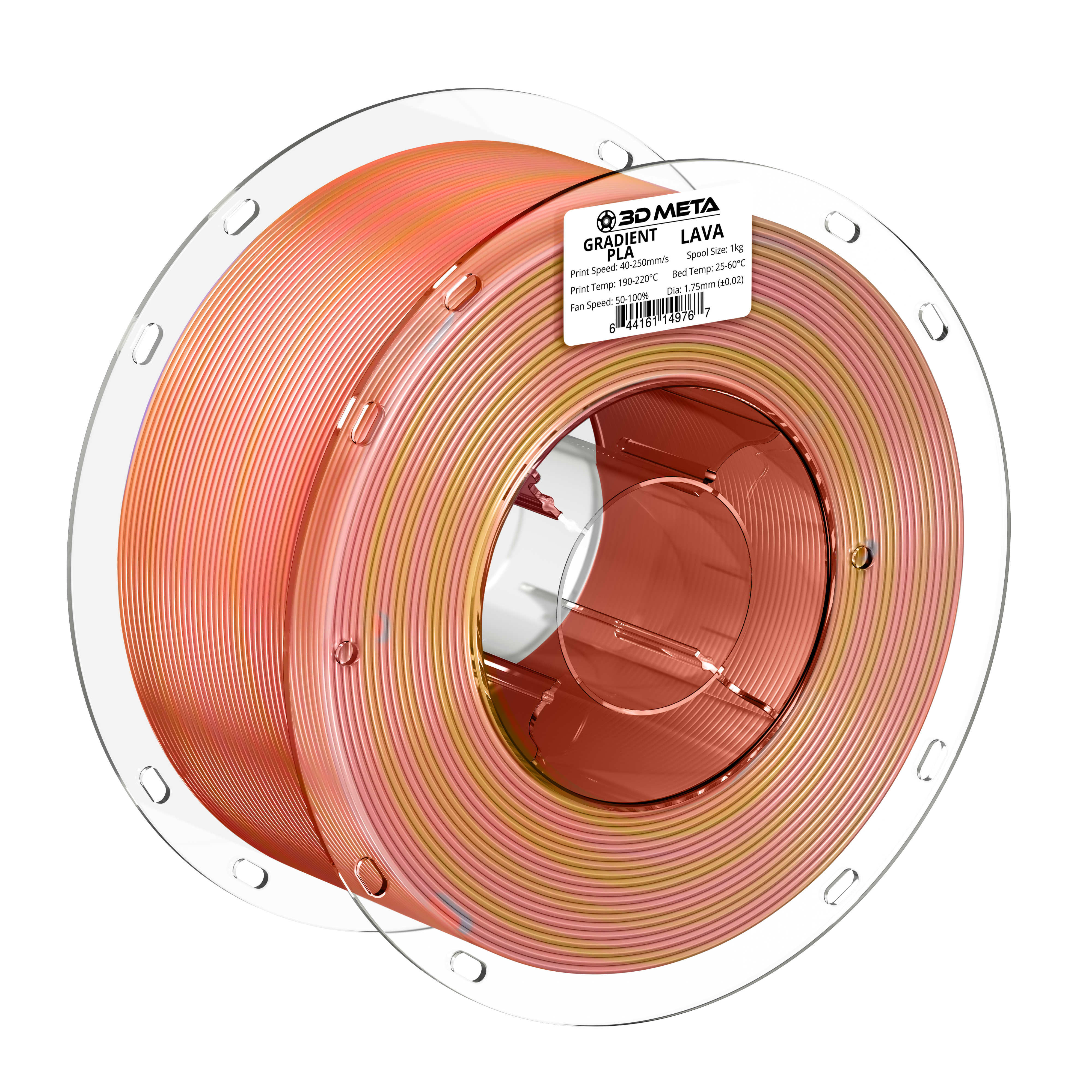 Gradient PLA 3D Printing Filament - 1kg x 1.75mm