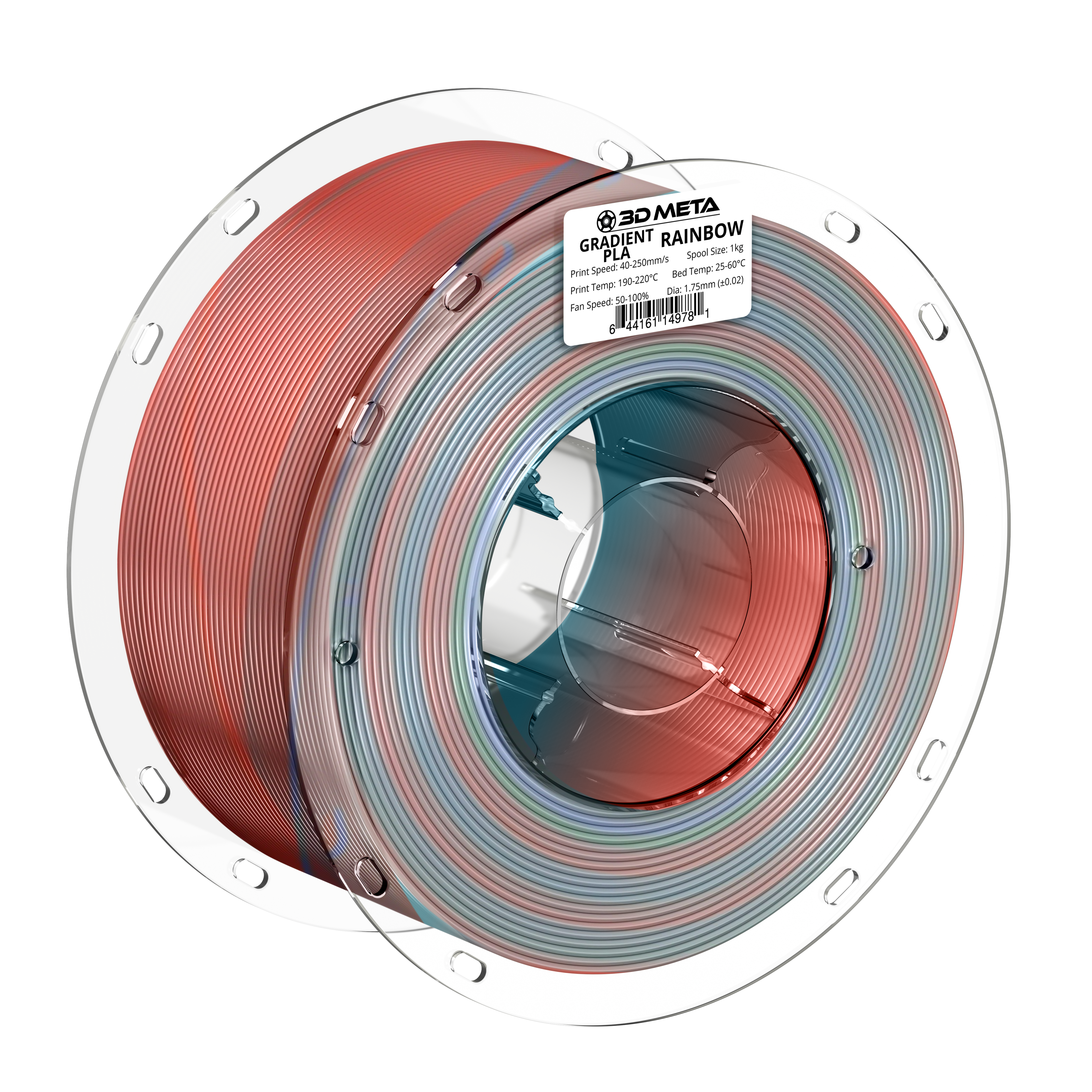 Gradient PLA 3D Printing Filament - 1kg x 1.75mm