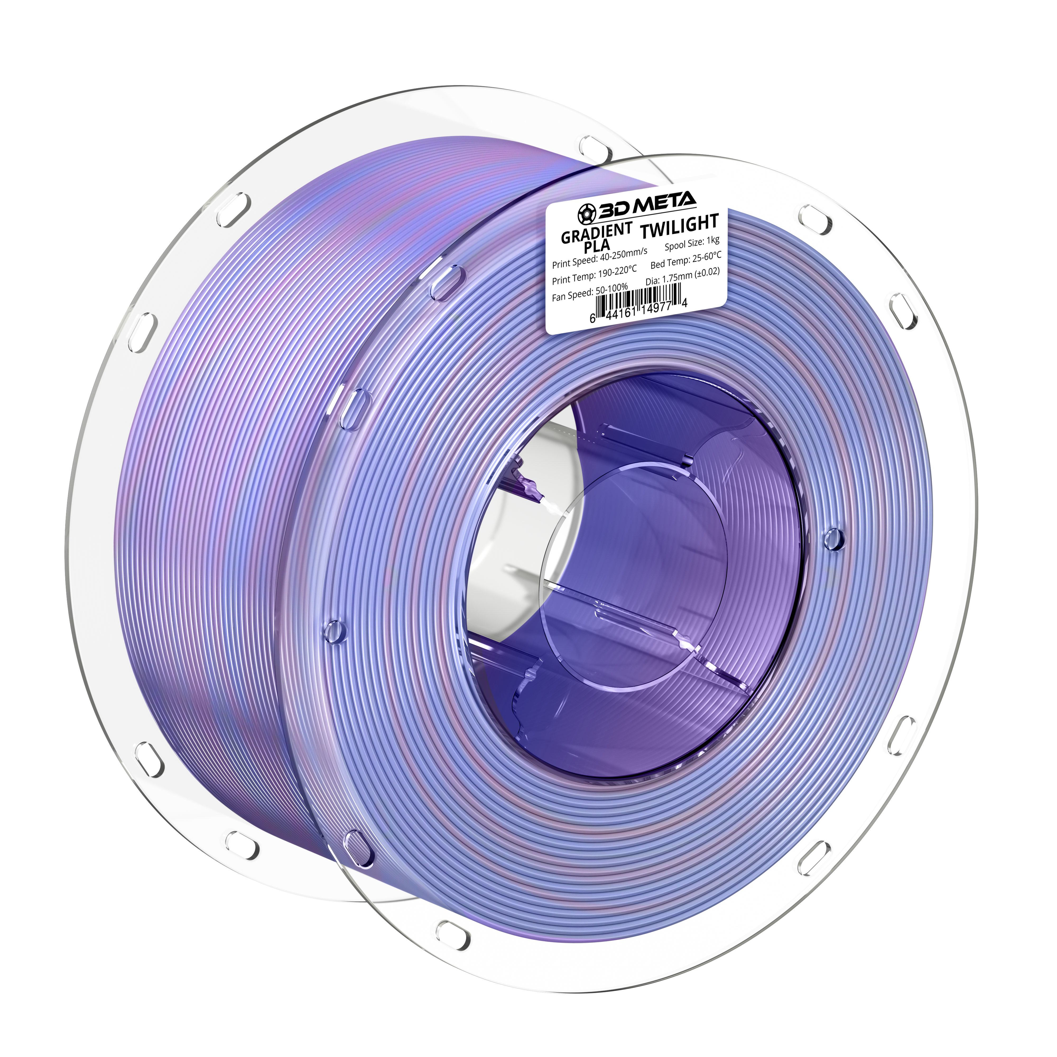 Gradient PLA 3D Printing Filament - 1kg x 1.75mm