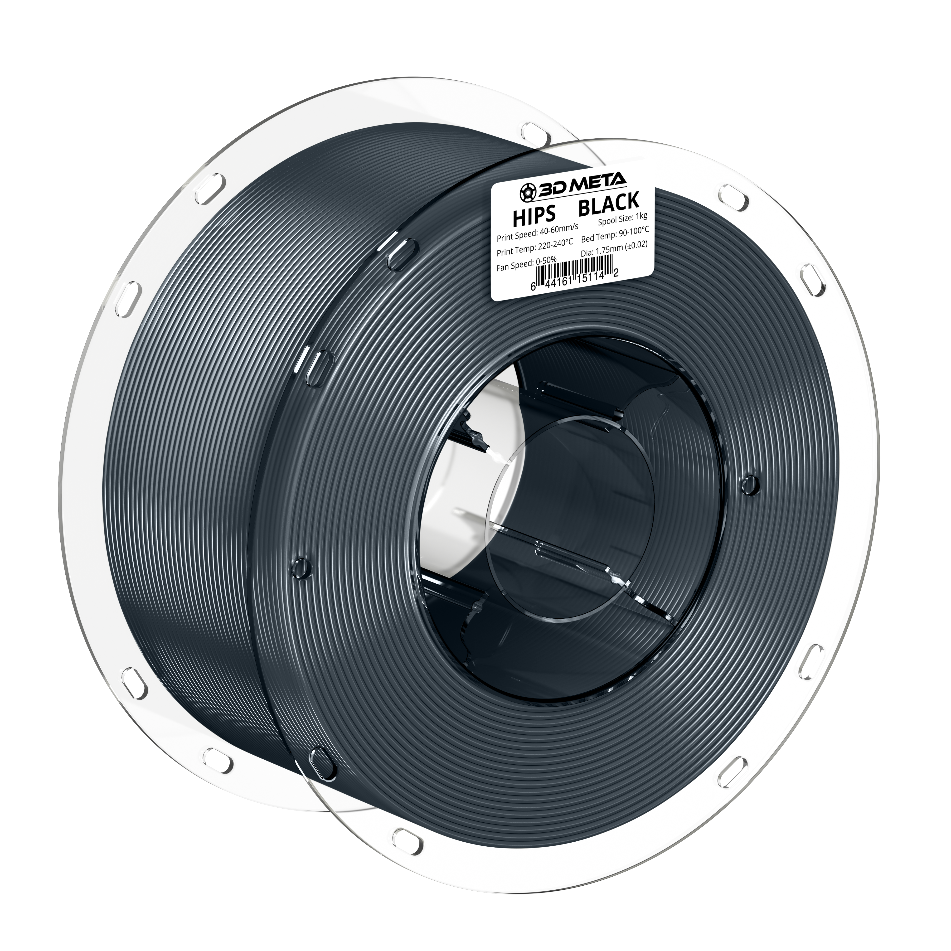 HIPS 3D Printing Filament - 1kg x 1.75mm