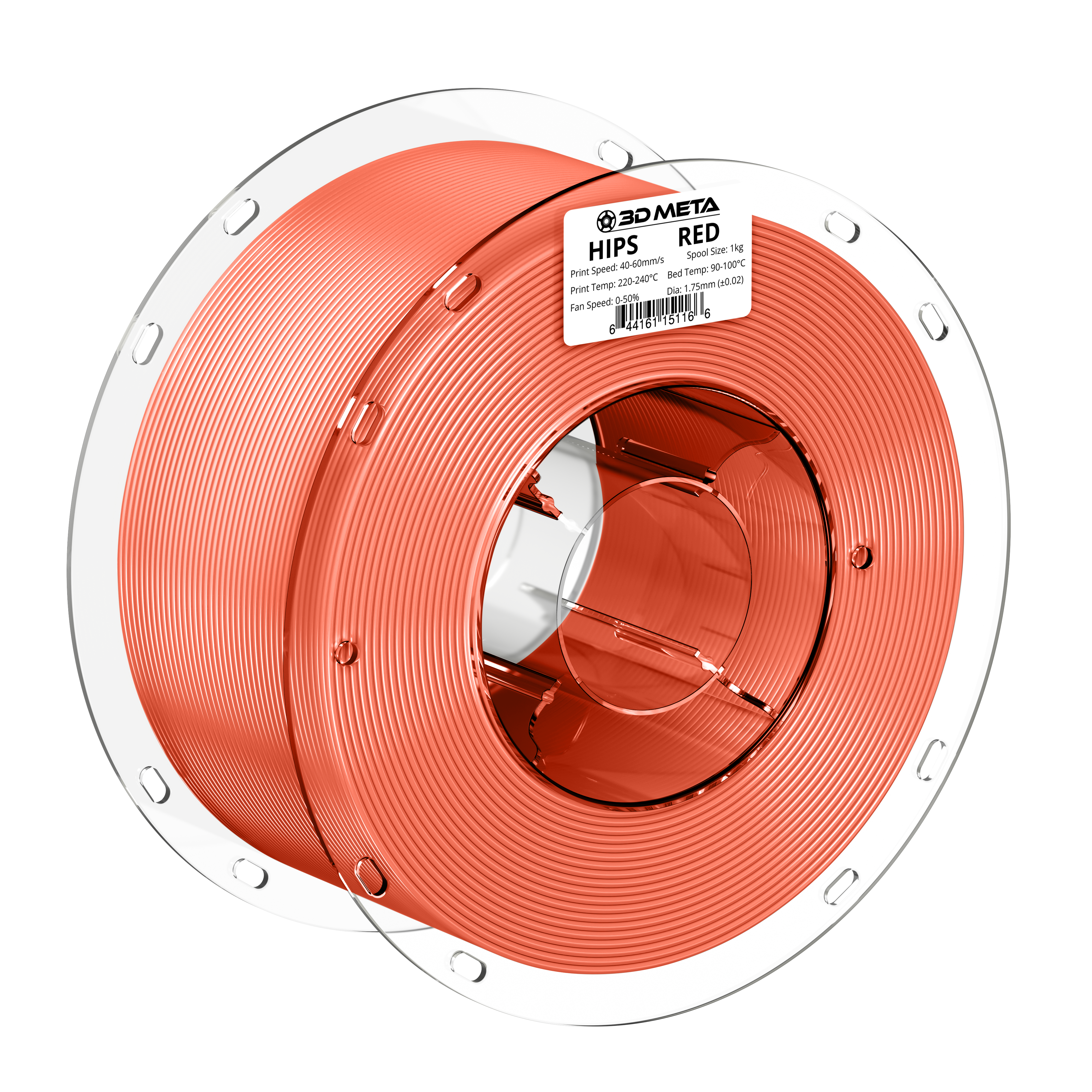 HIPS 3D Printing Filament - 1kg x 1.75mm