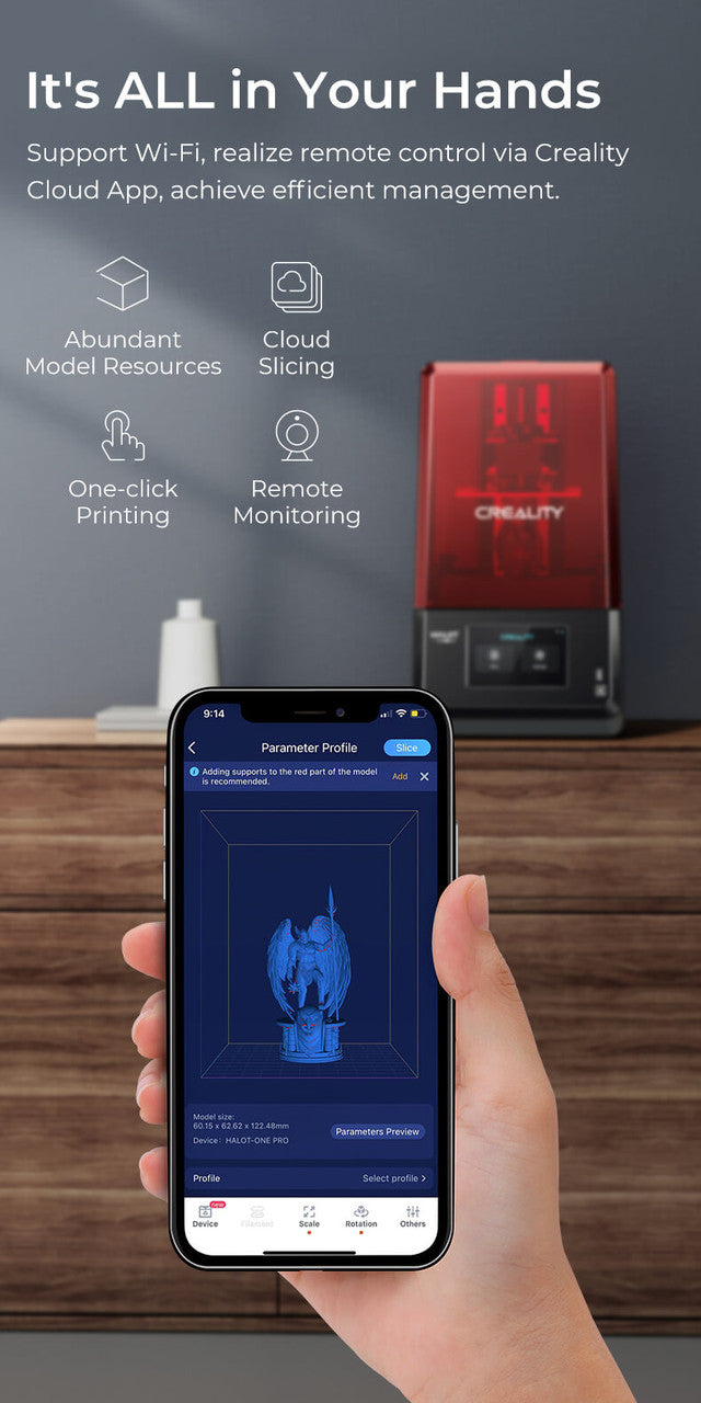 Halot One Pro Resin Printer.