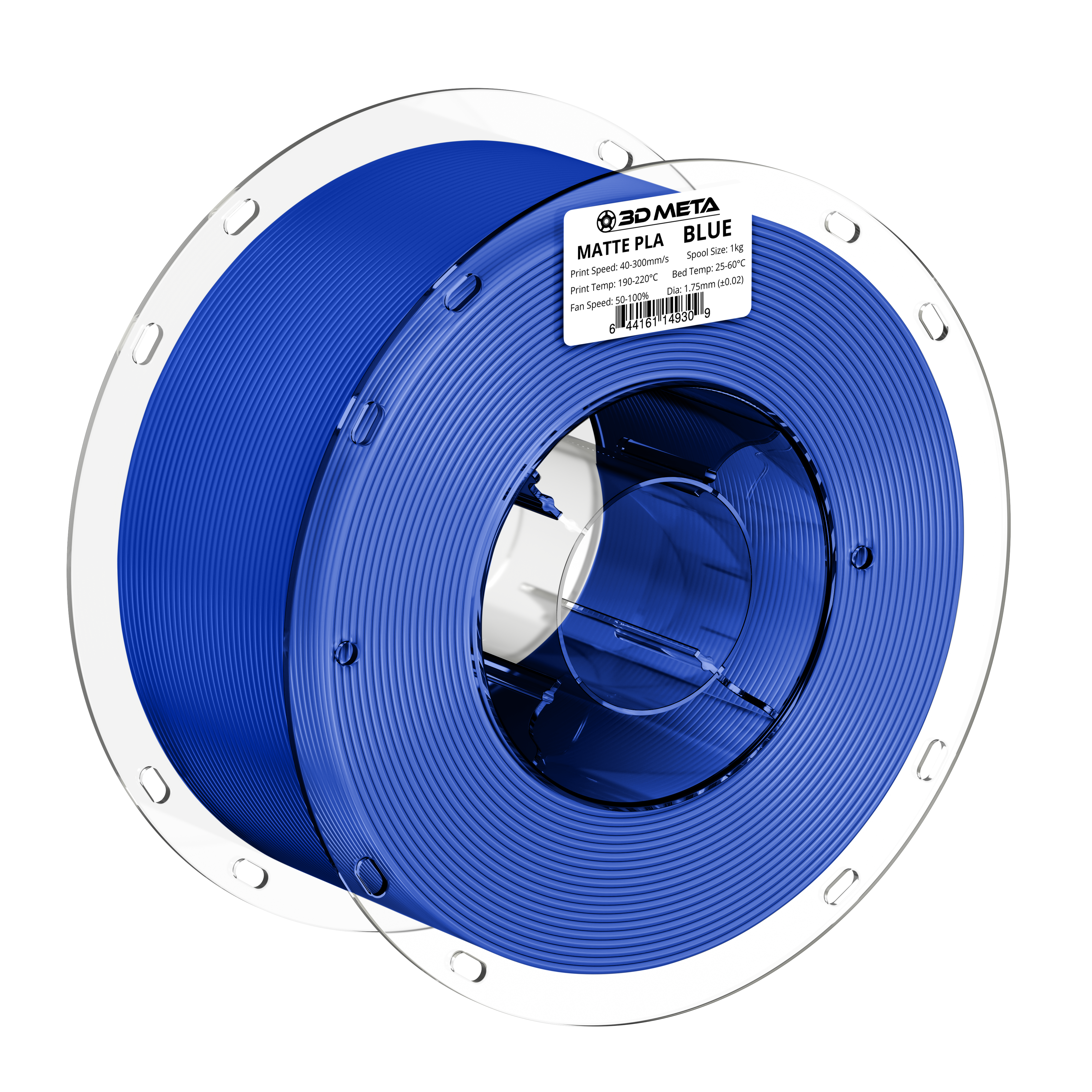 Matte PLA 3D Printing Filament - 1kg x 1.75mm