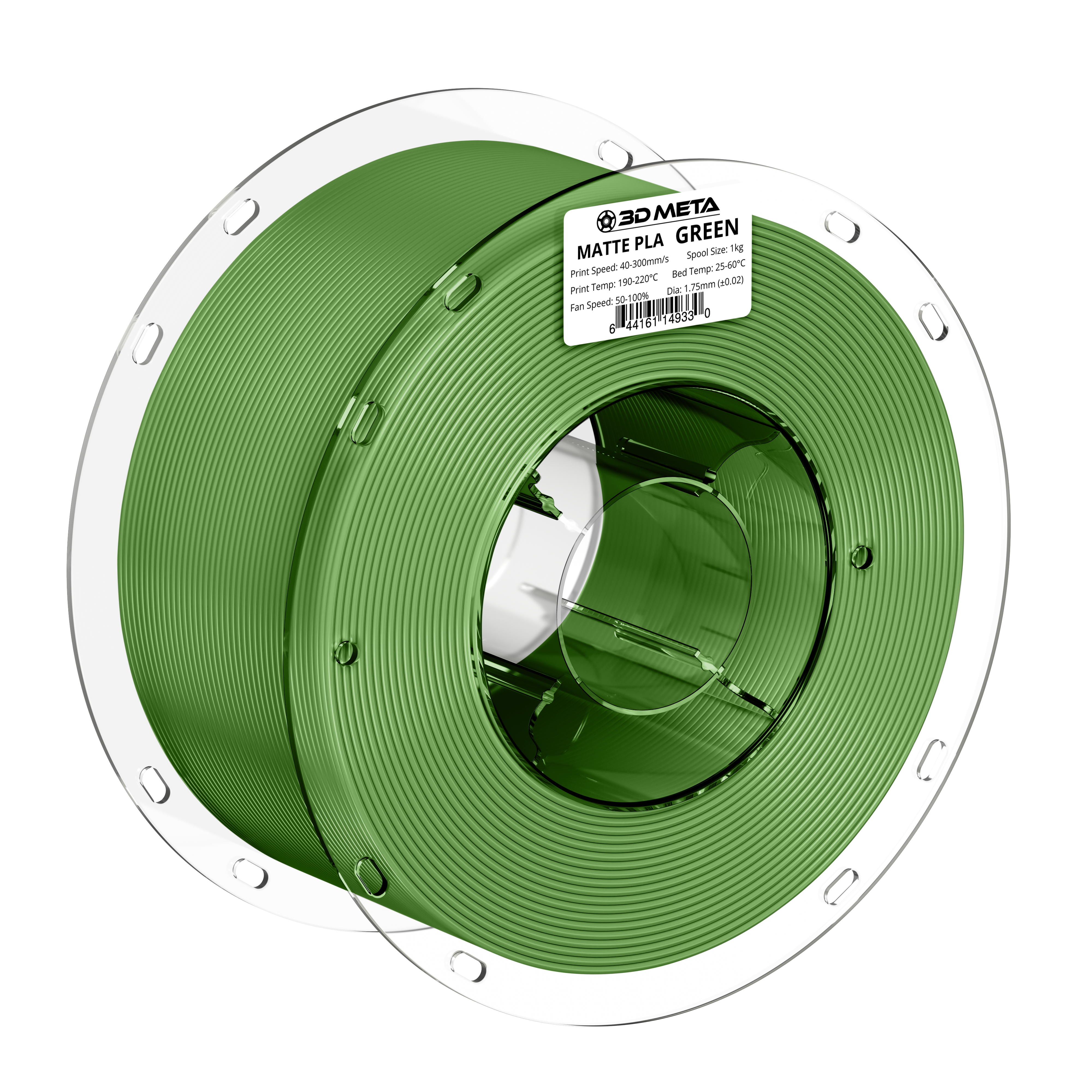 Matte PLA 3D Printing Filament - 1kg x 1.75mm