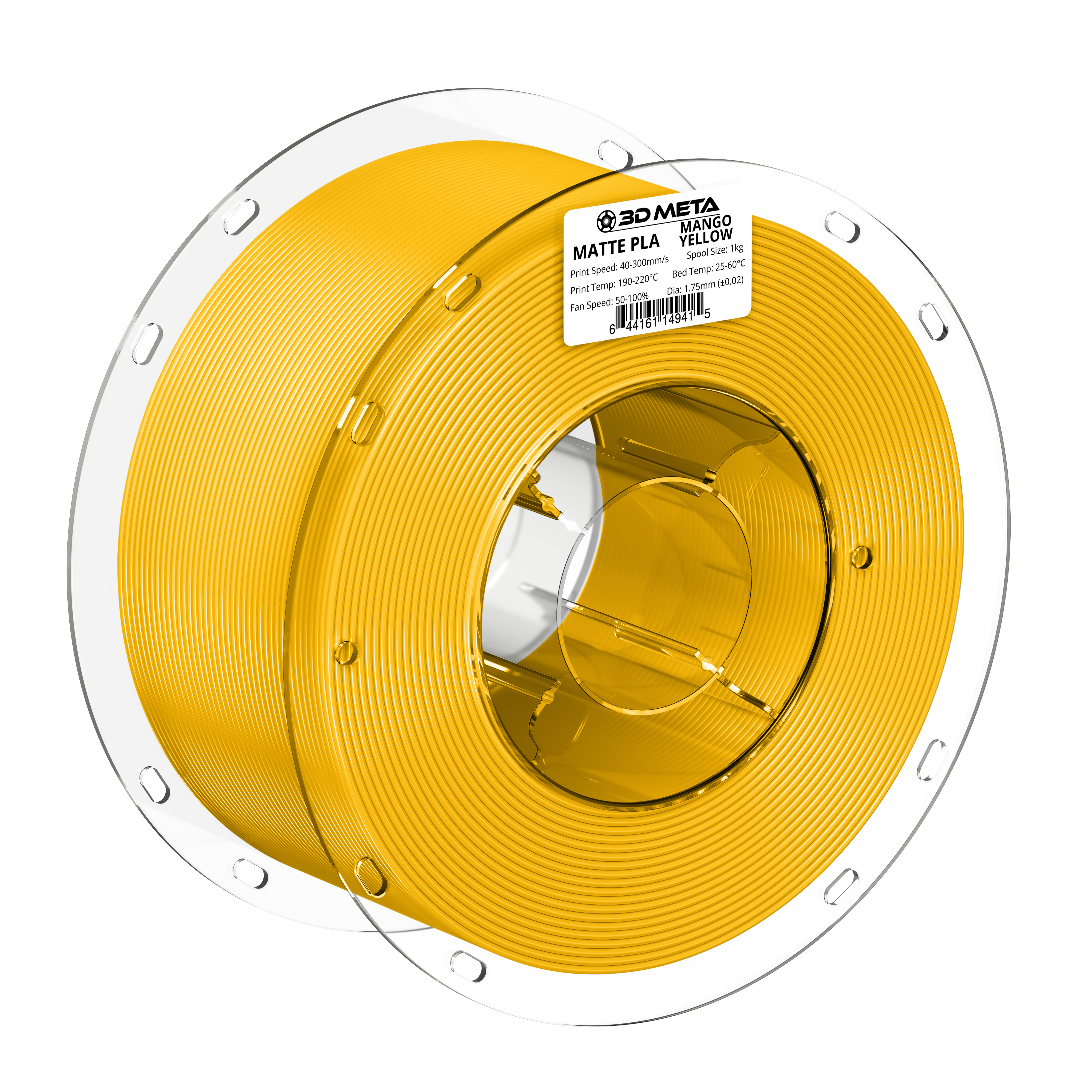 Matte PLA 3D Printing Filament - 1kg x 1.75mm