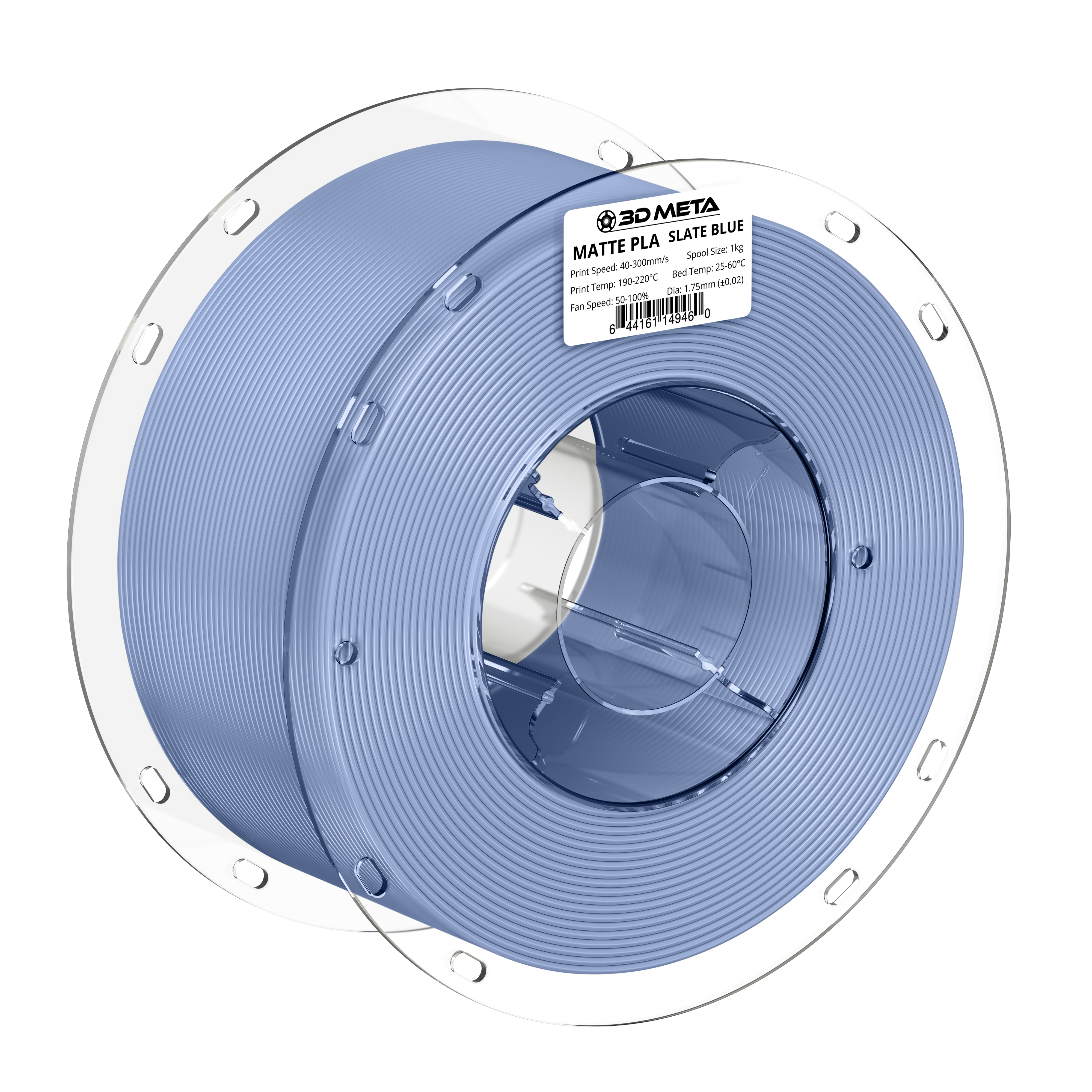 Matte PLA 3D Printing Filament - 1kg x 1.75mm