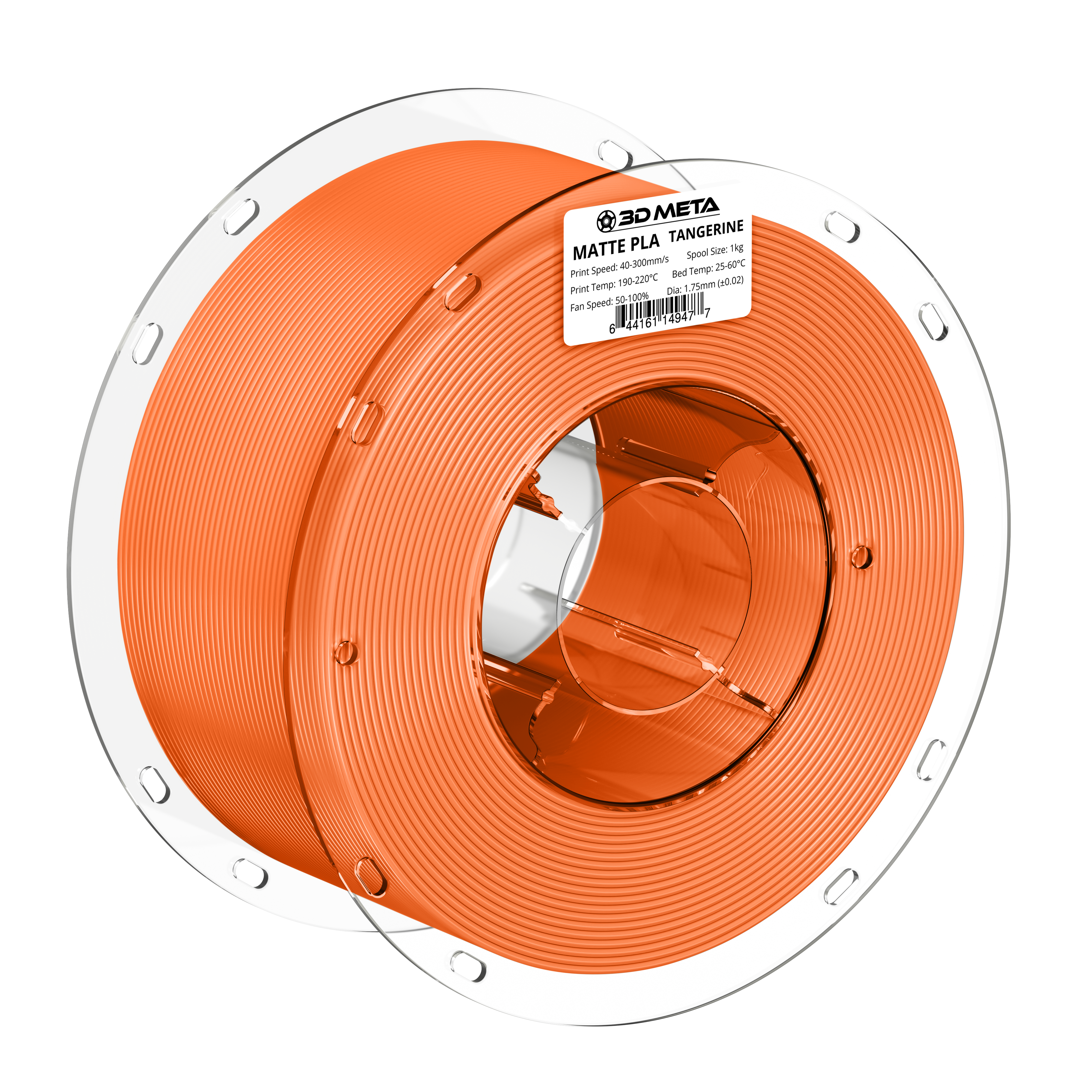 Matte PLA 3D Printing Filament - 1kg x 1.75mm