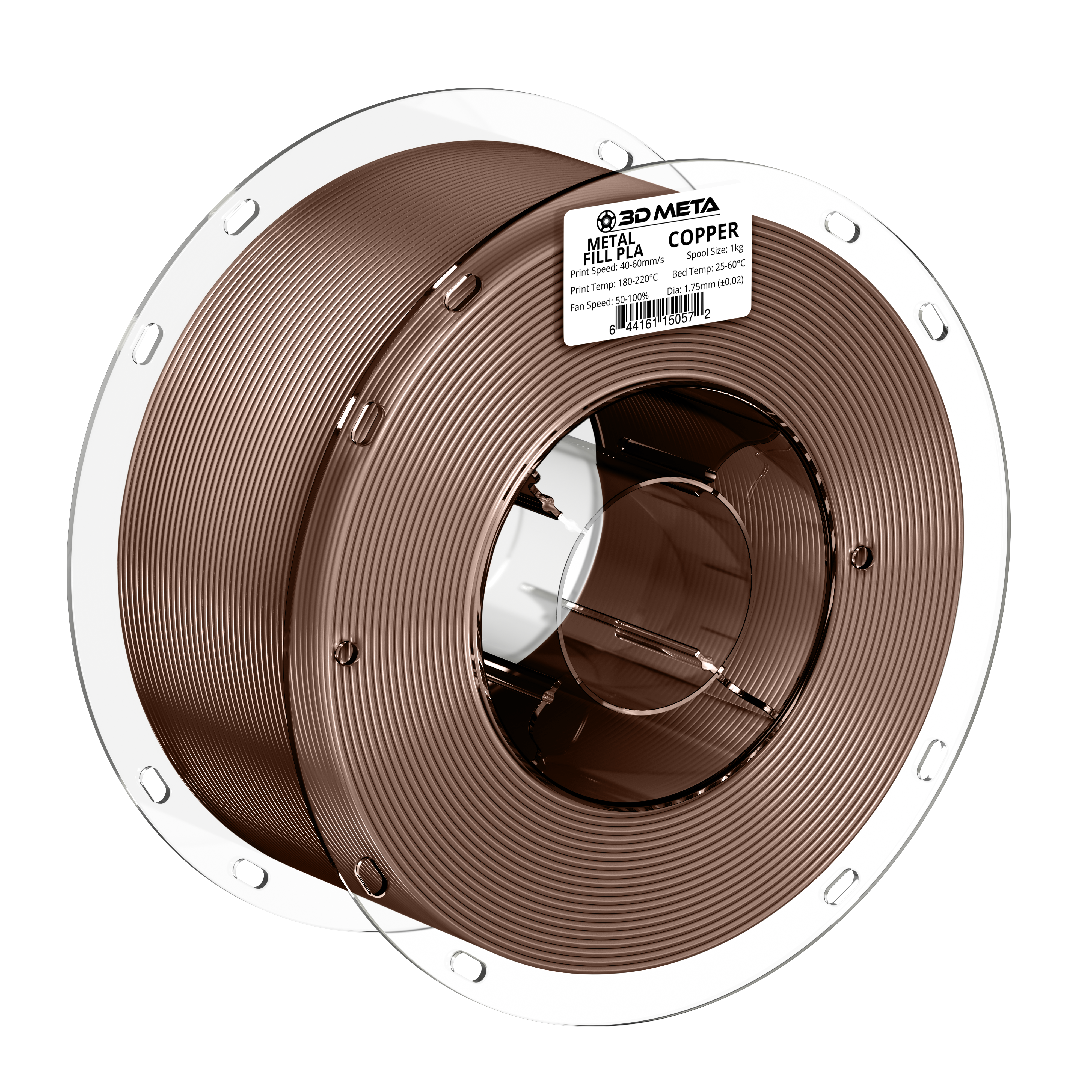 Metal Fill PLA 3D Printing Filament - 1kg x 1.75mm