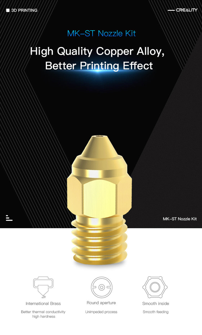 MK-ST Nozzle Kit - 5pc (0.25, 0.4 ,0.4 ,0.6 ,0.8).