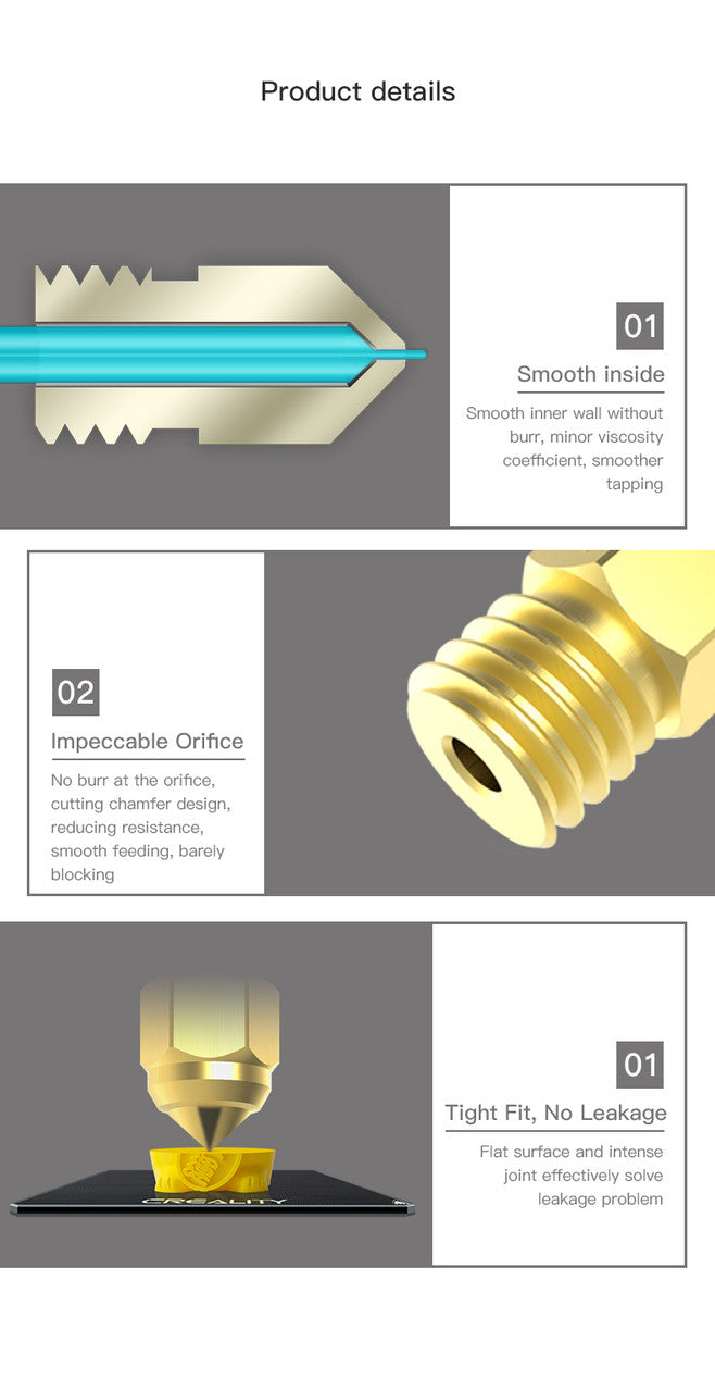 MK-ST Nozzle Kit - 5pc (0.25, 0.4 ,0.4 ,0.6 ,0.8).
