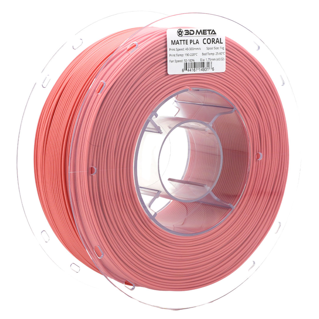 Matte PLA 3D Printing Filament - 1kg x 1.75mm