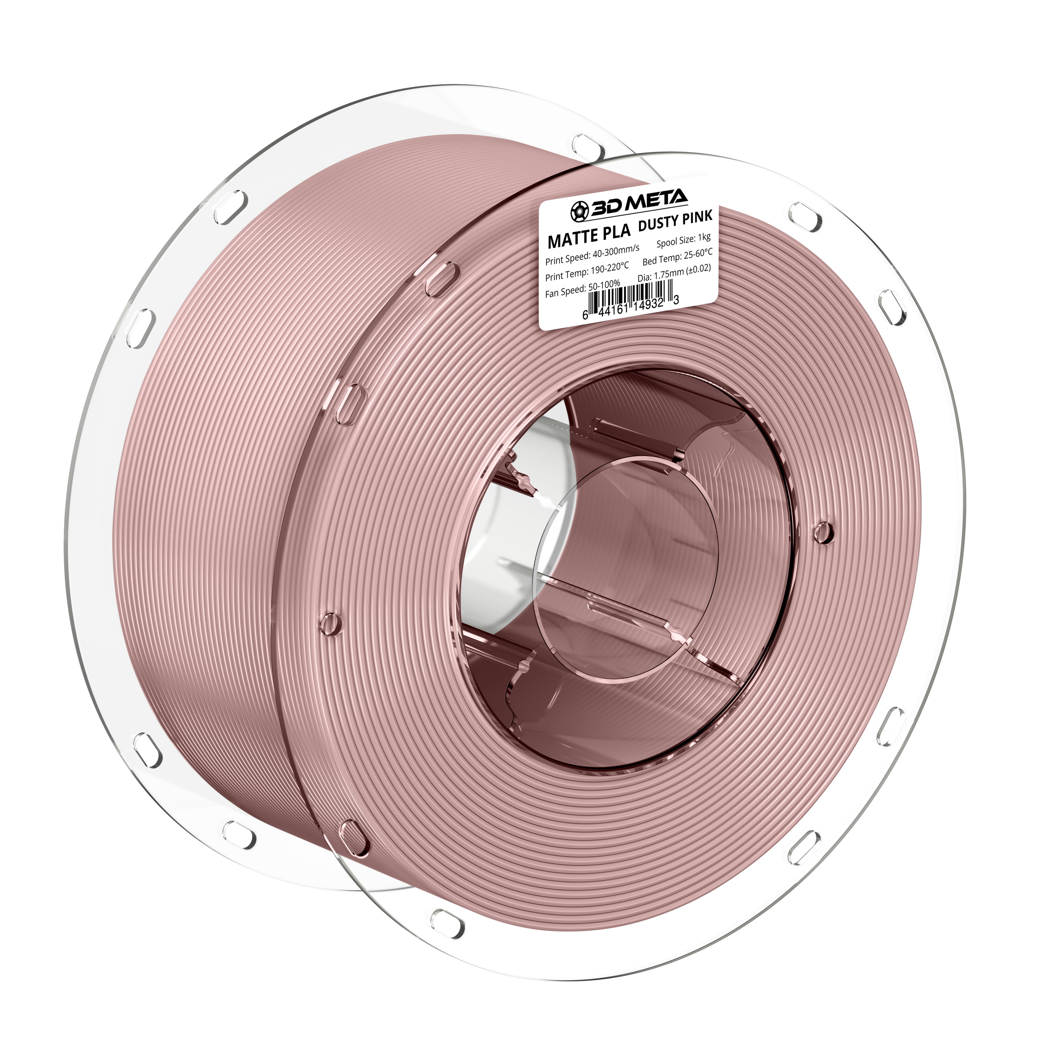 Matte PLA 3D Printing Filament - 1kg x 1.75mm