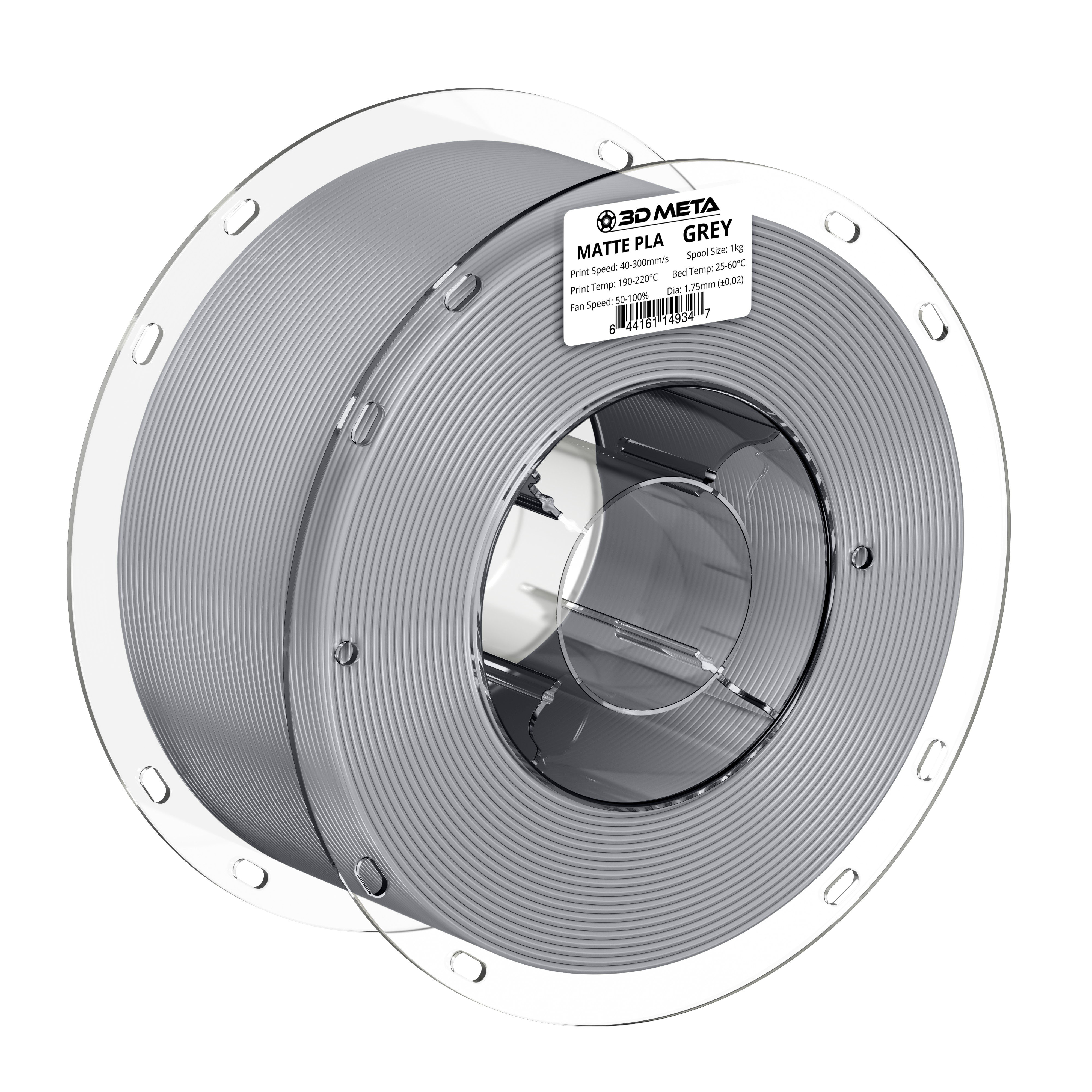 Matte PLA 3D Printing Filament - 1kg x 1.75mm