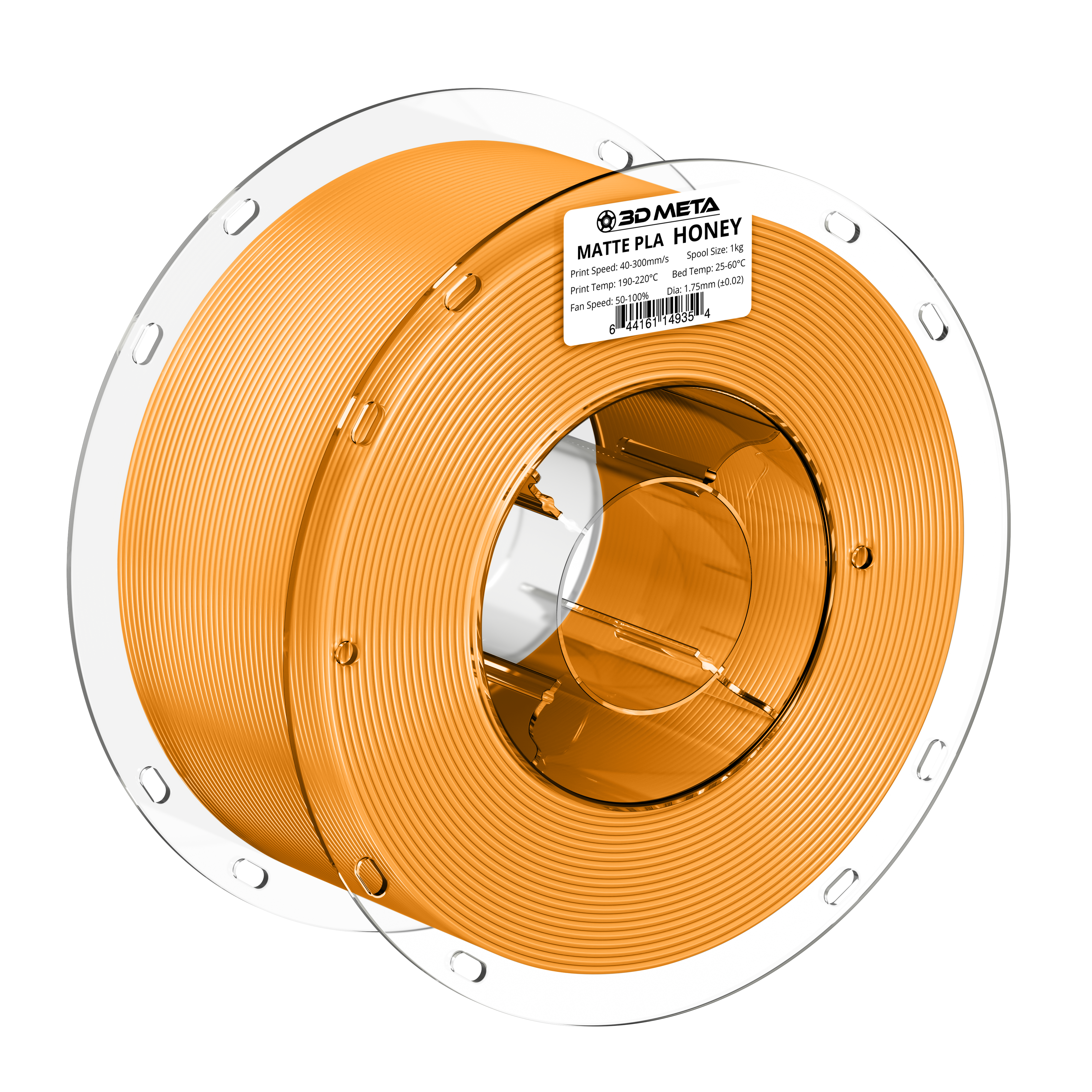 Matte PLA 3D Printing Filament - 1kg x 1.75mm