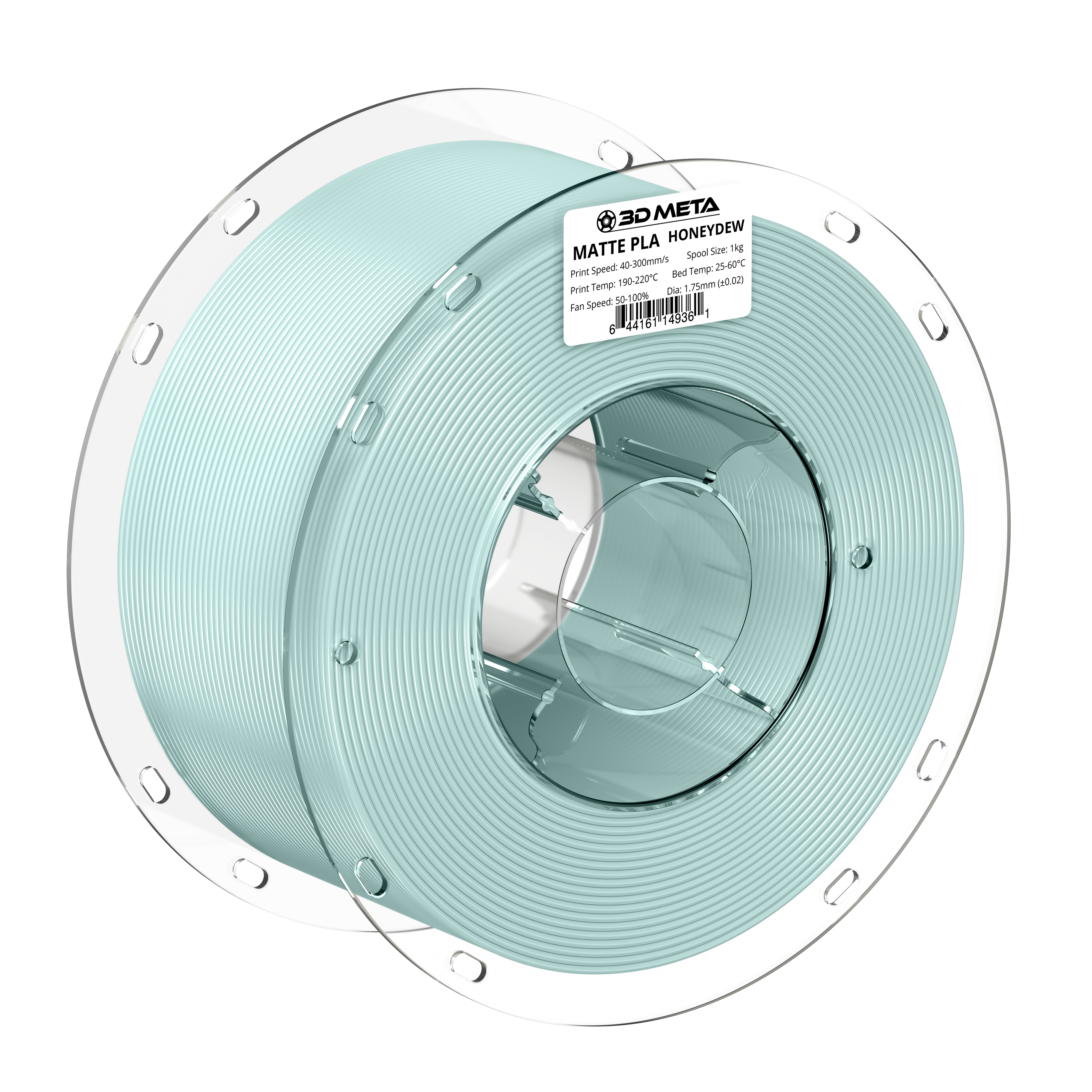 Matte PLA 3D Printing Filament - 1kg x 1.75mm