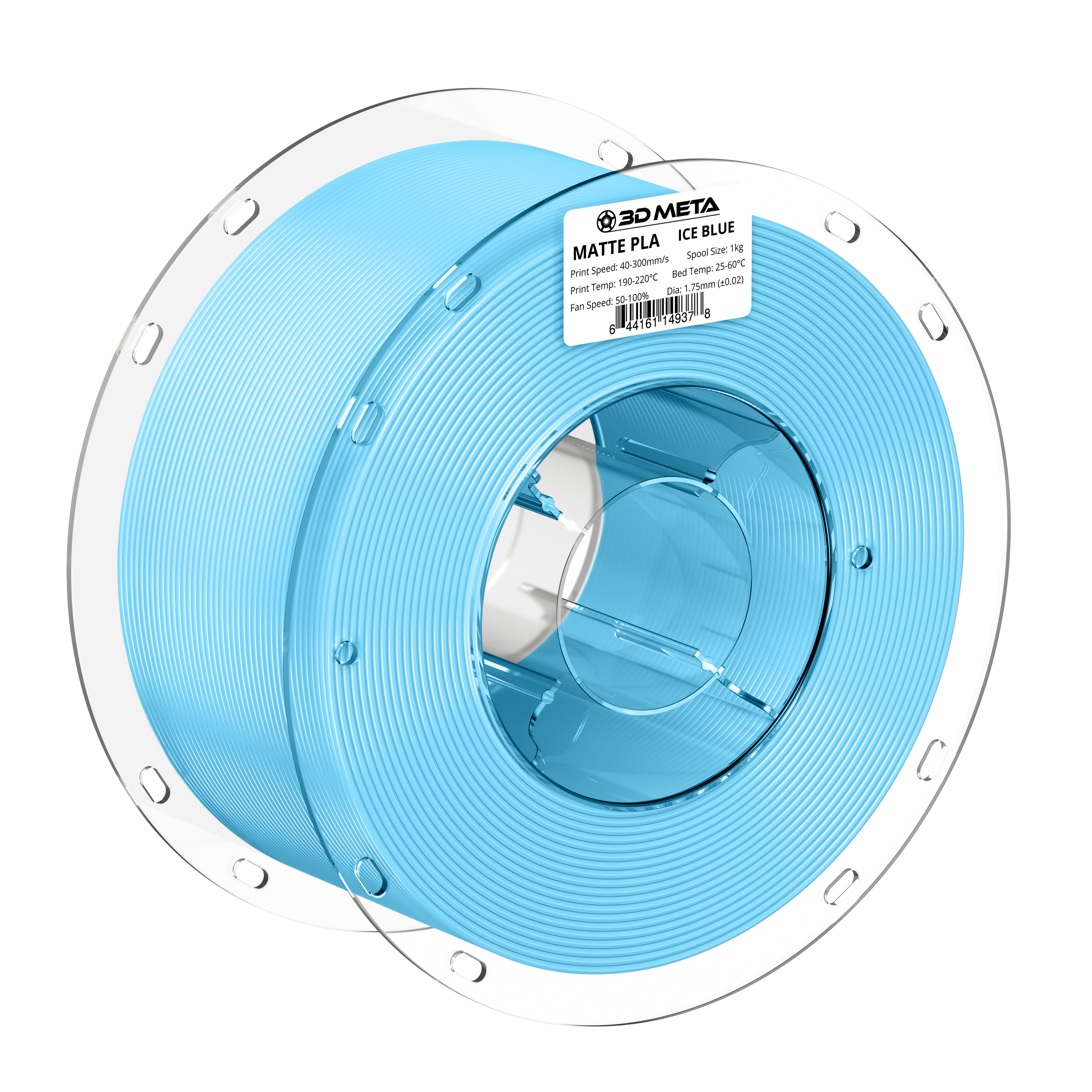 Matte PLA 3D Printing Filament - 1kg x 1.75mm