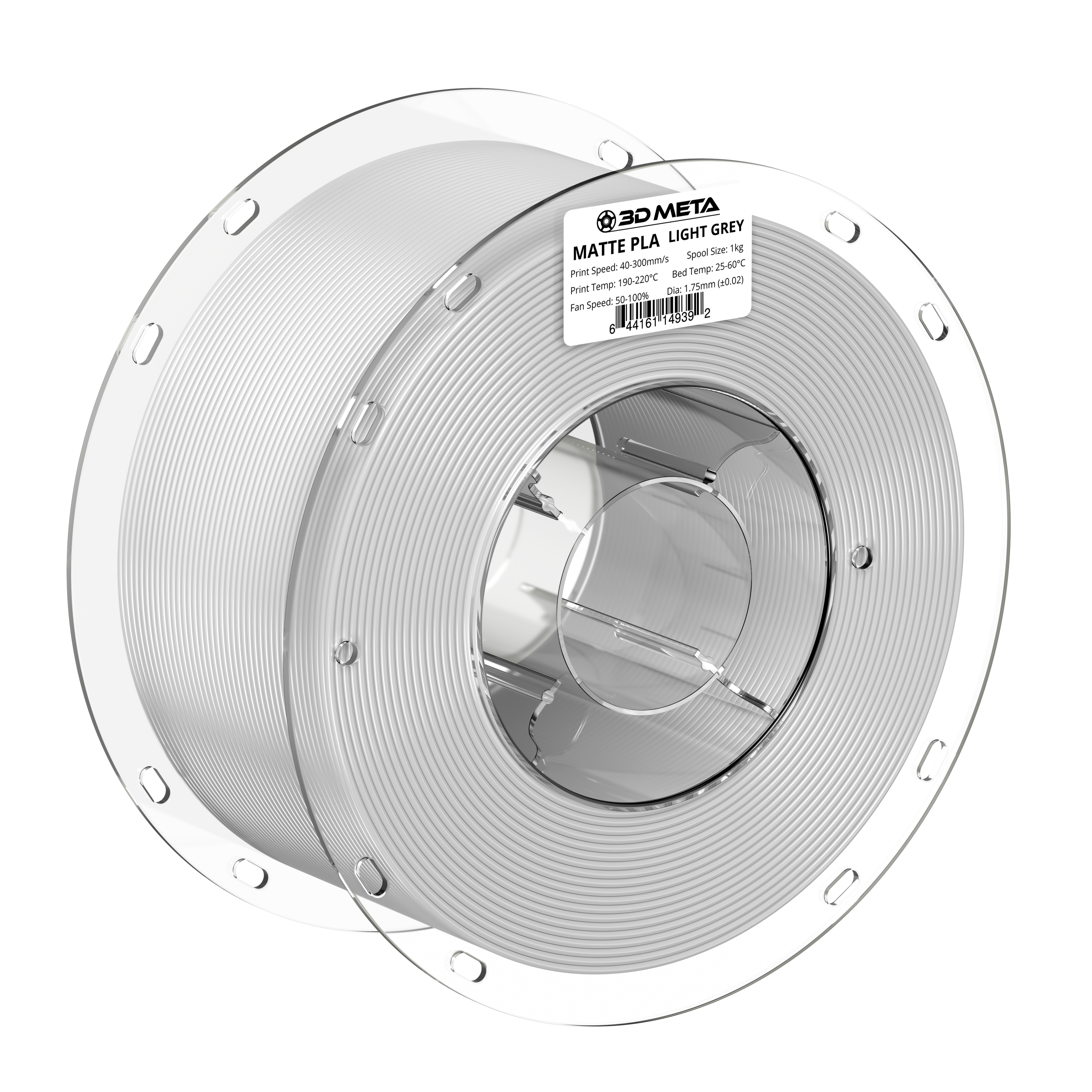 Matte PLA 3D Printing Filament - 1kg x 1.75mm