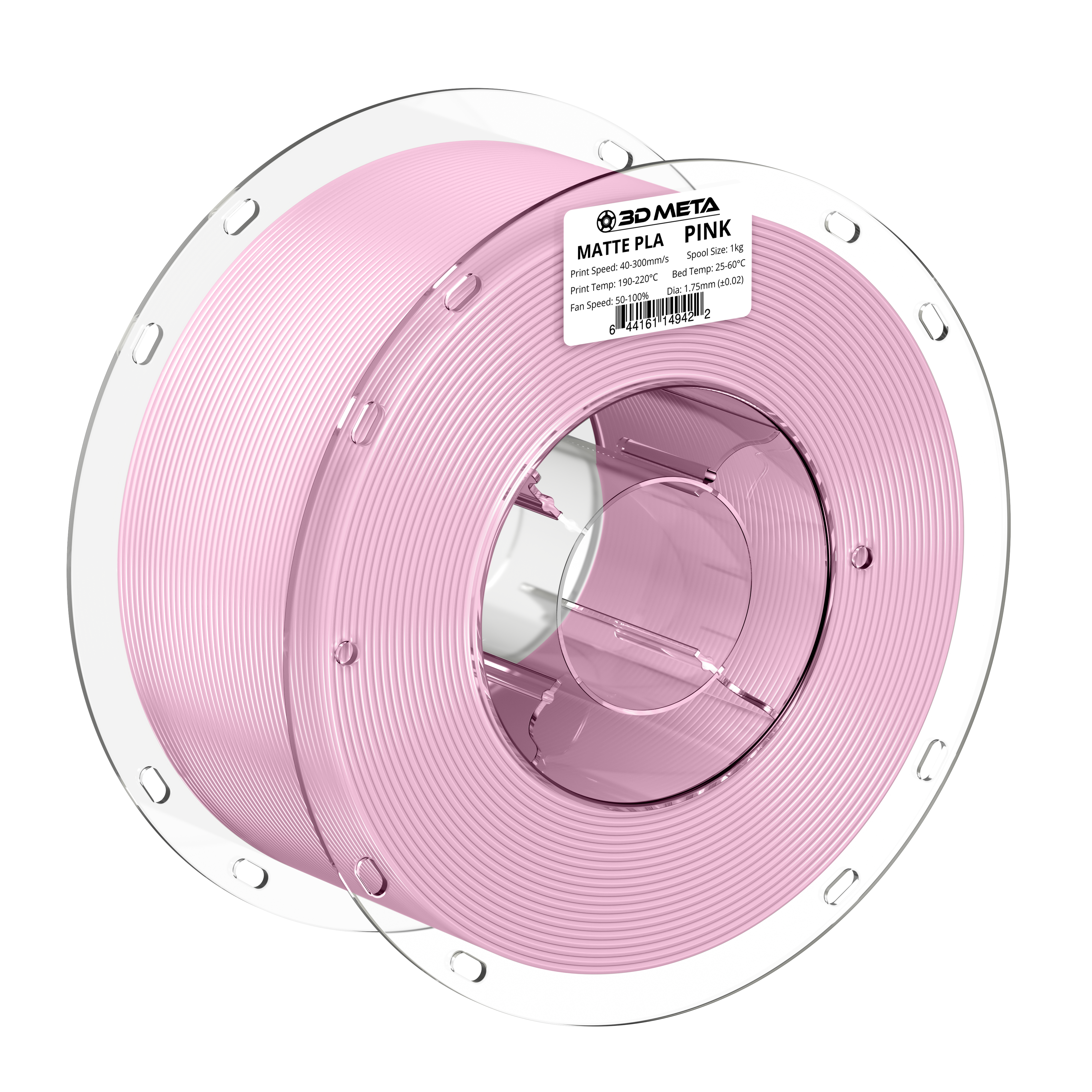 Matte PLA 3D Printing Filament - 1kg x 1.75mm