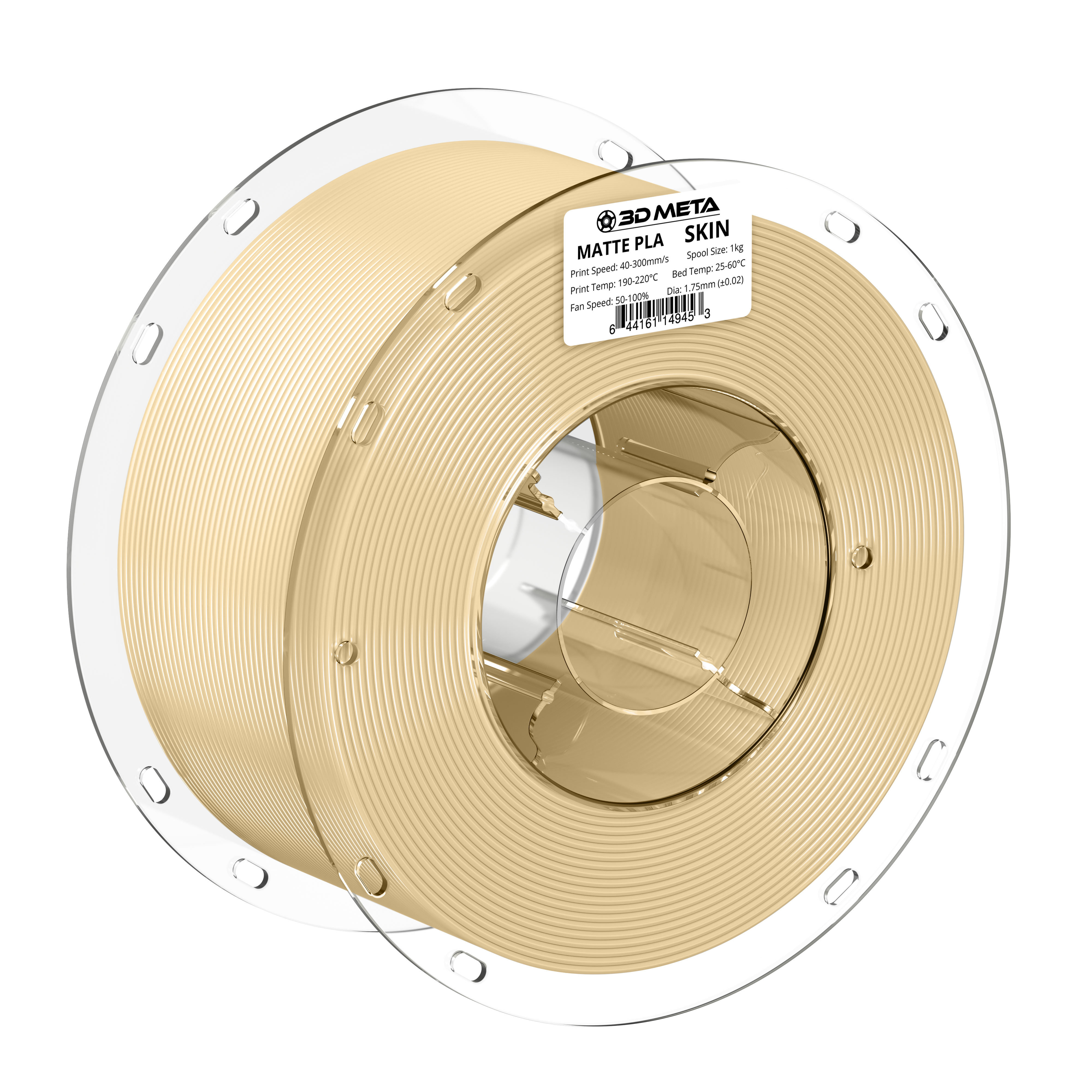 Matte PLA 3D Printing Filament - 1kg x 1.75mm