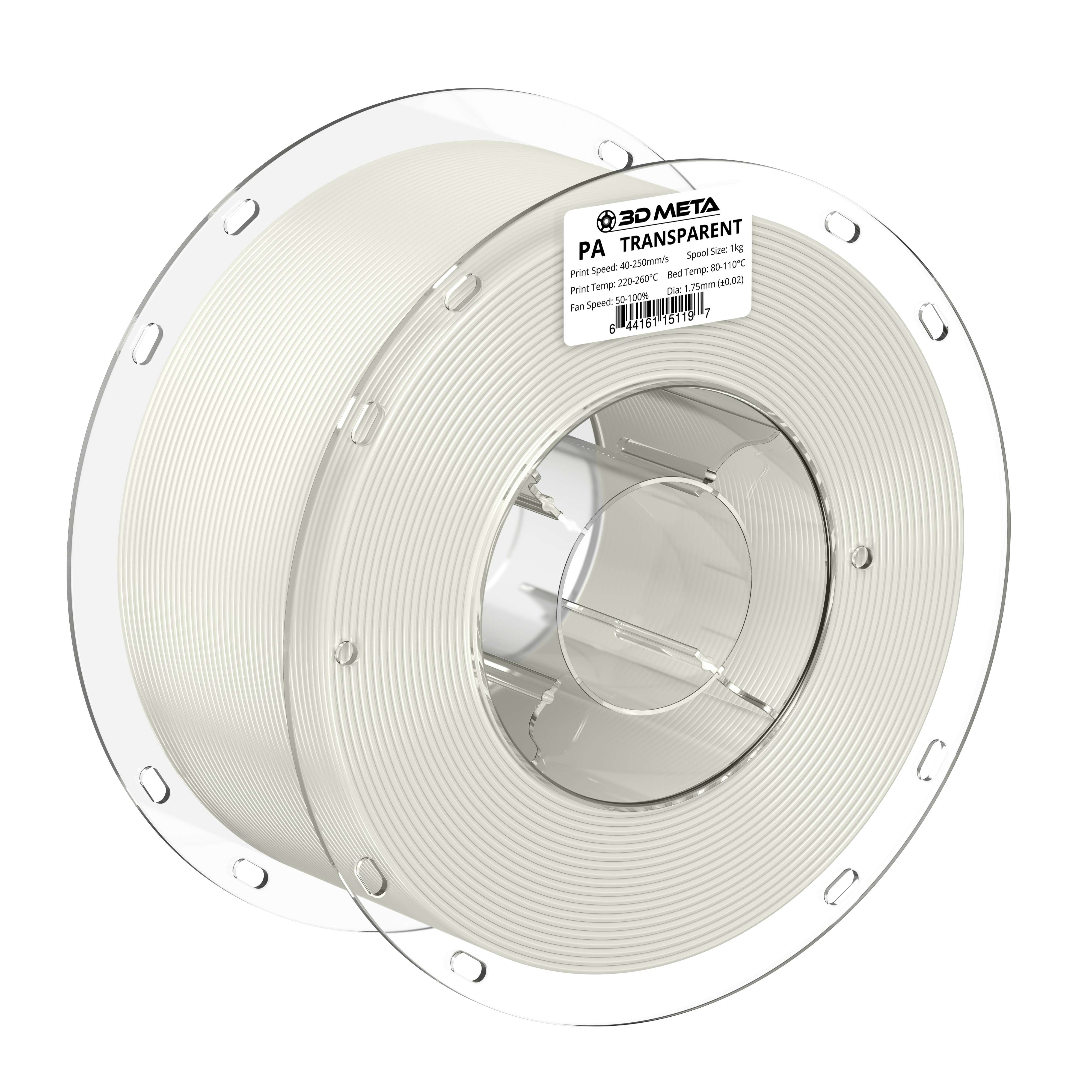 PA (Nylon) 3D Printing Filament - 1kg x 1.75mm