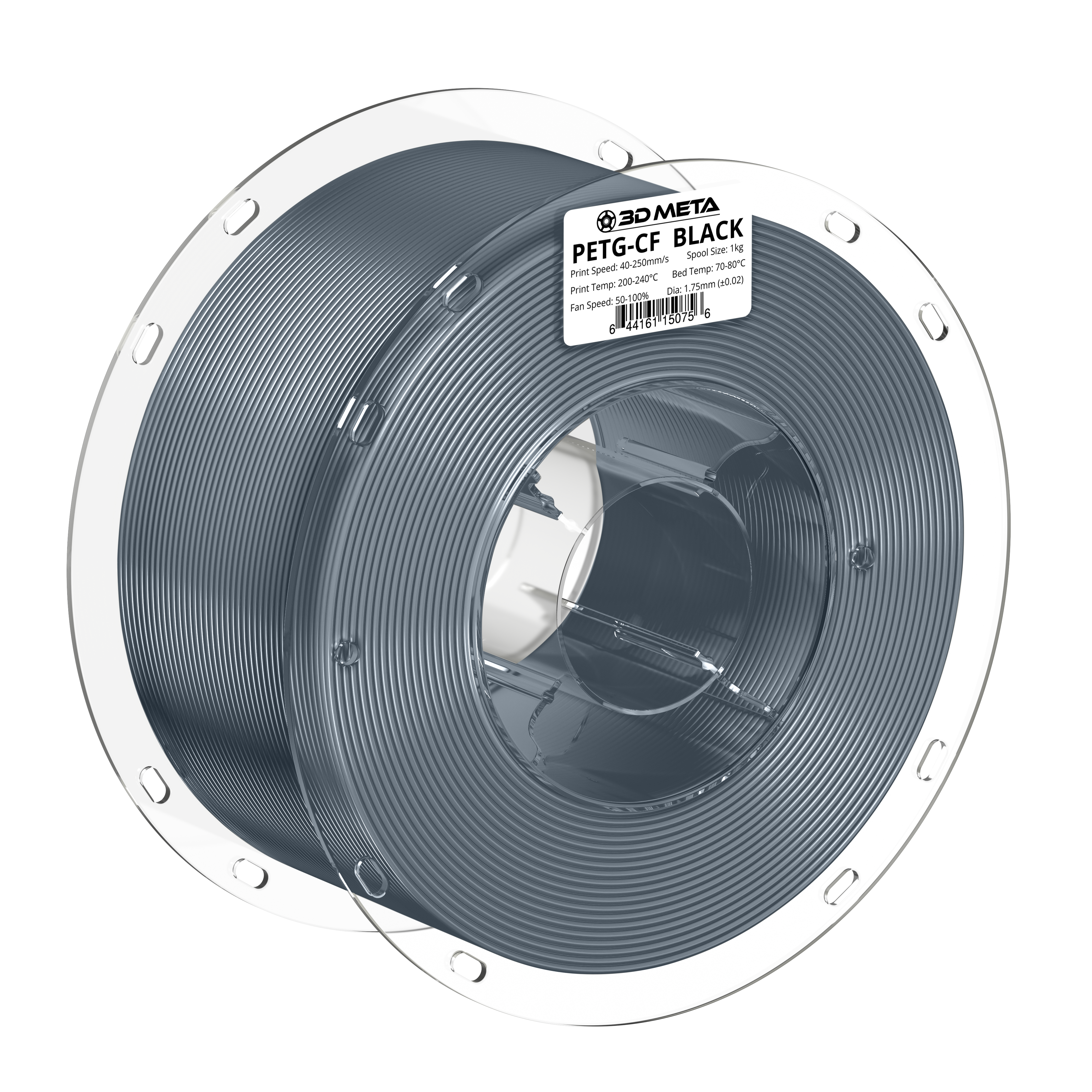 Carbon Fiber PETG 3D Printing Filament - 1kg x 1.75mm