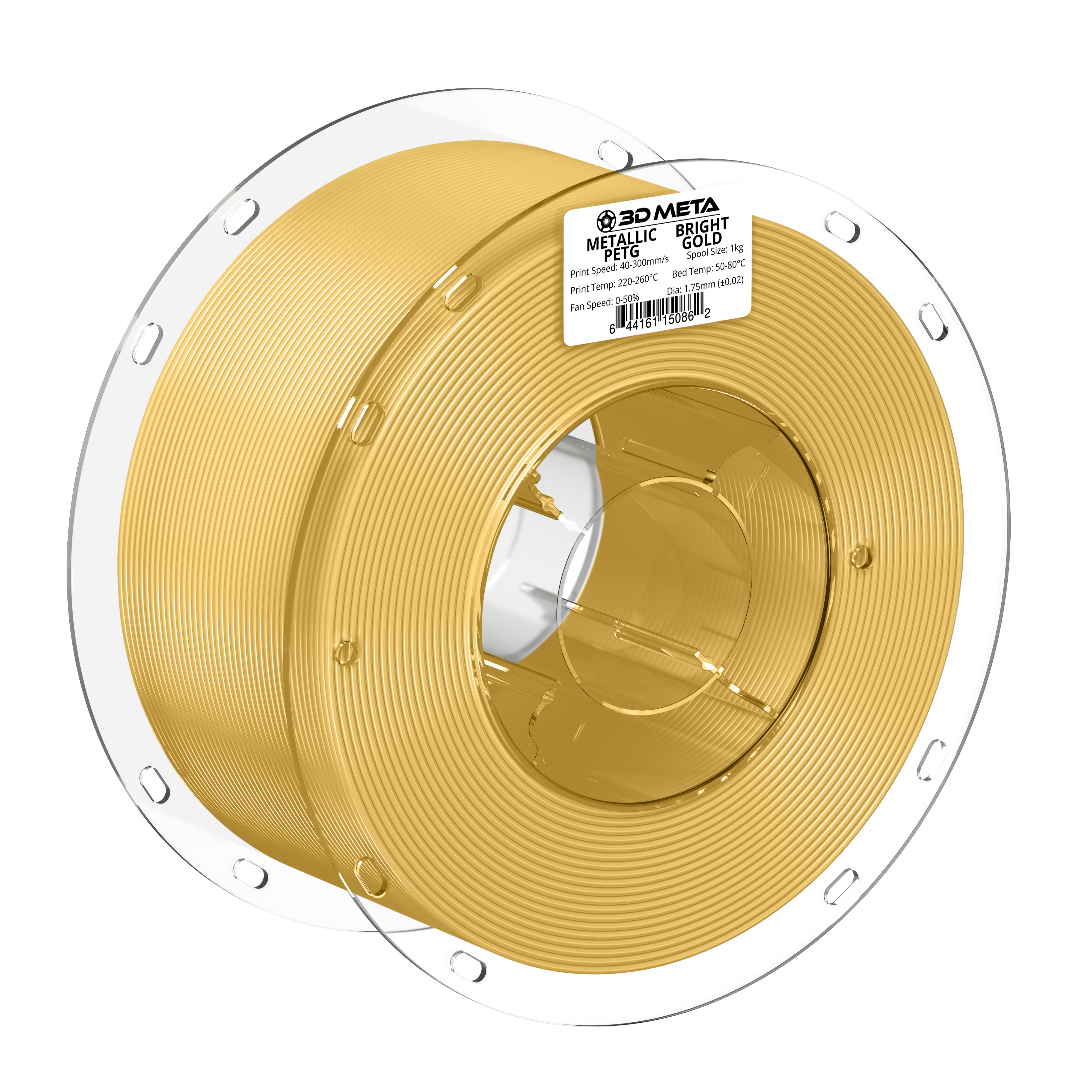 PETG Metallic 3D Printing Filament - 1kg x 1.75mm