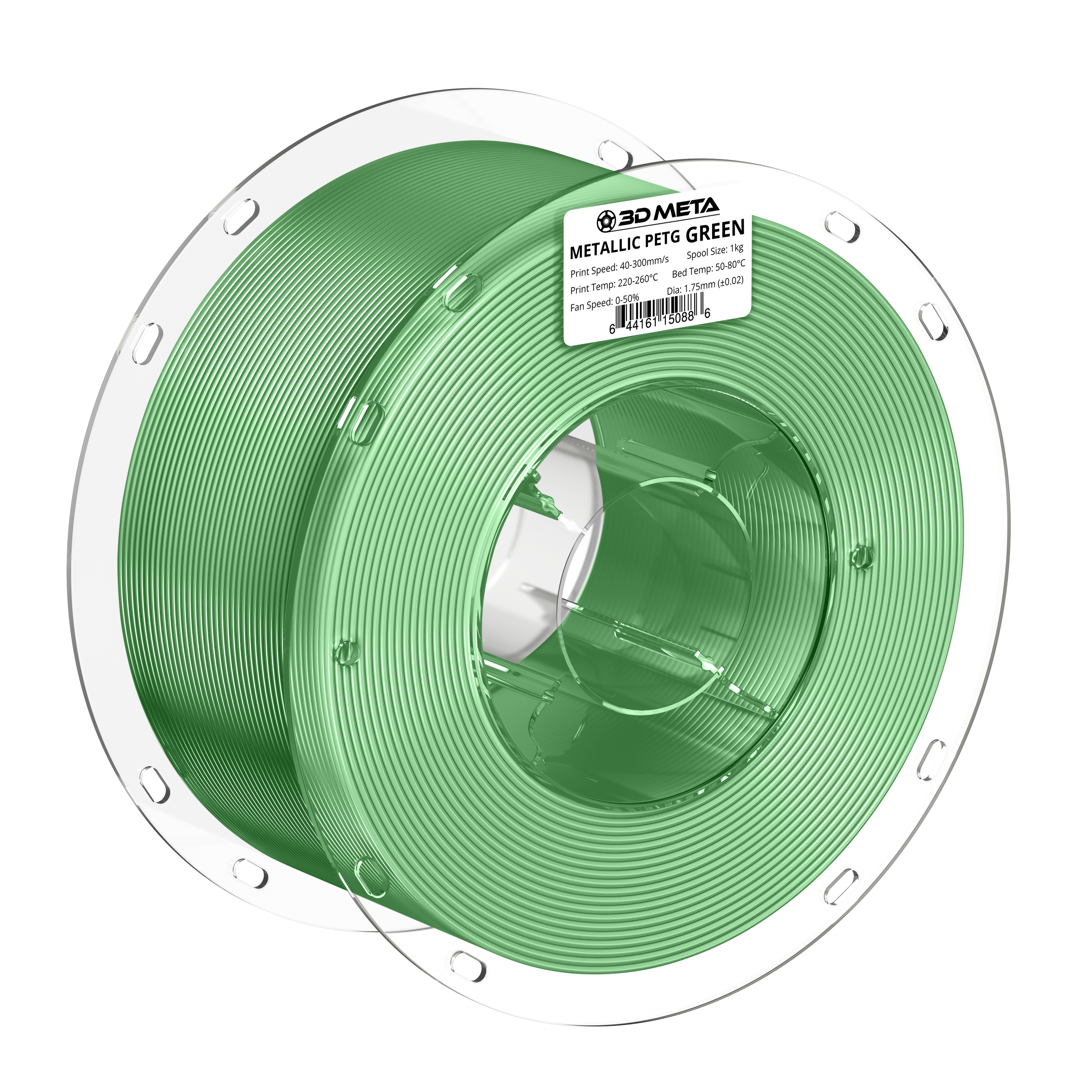 PETG Metallic 3D Printing Filament - 1kg x 1.75mm