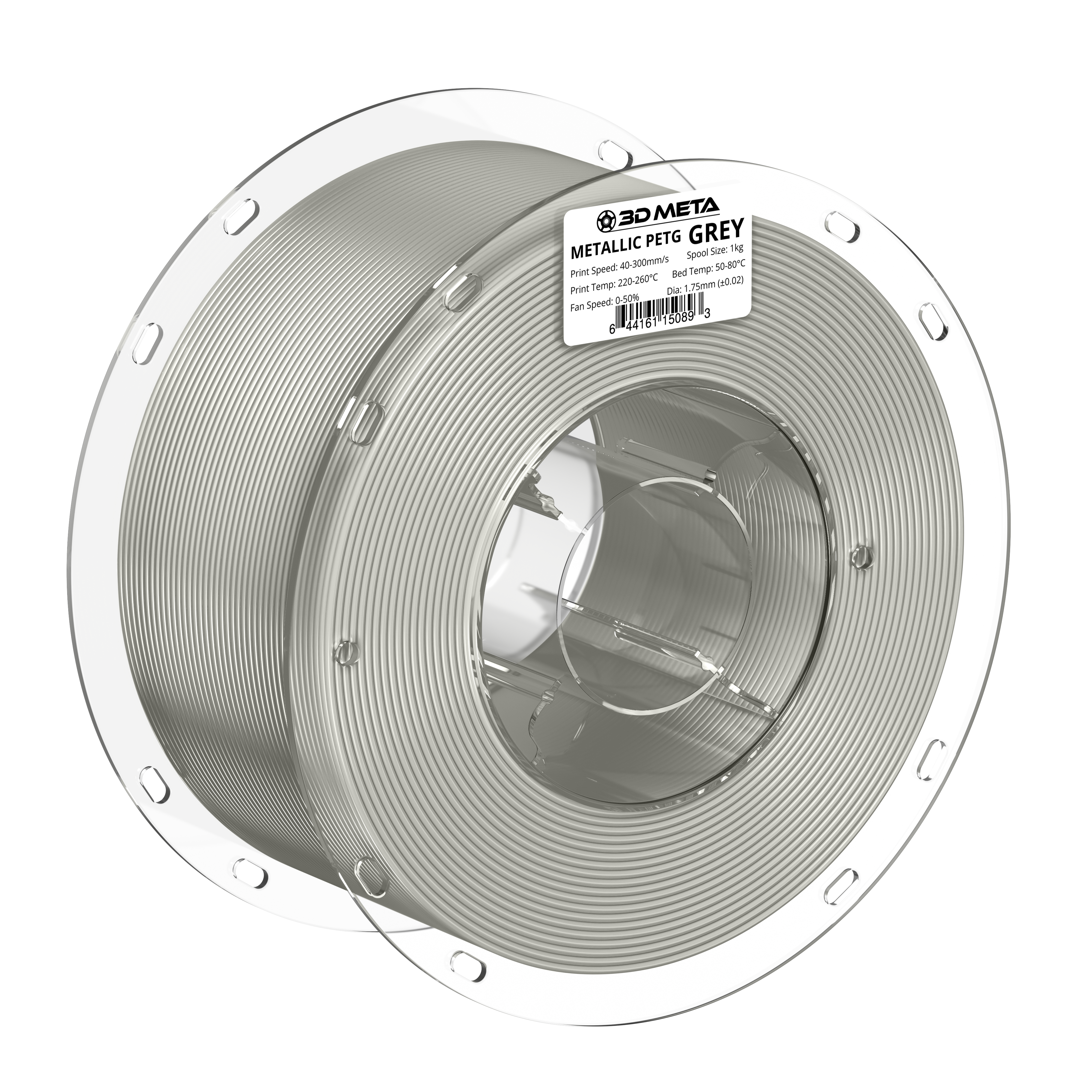 PETG Metallic 3D Printing Filament - 1kg x 1.75mm