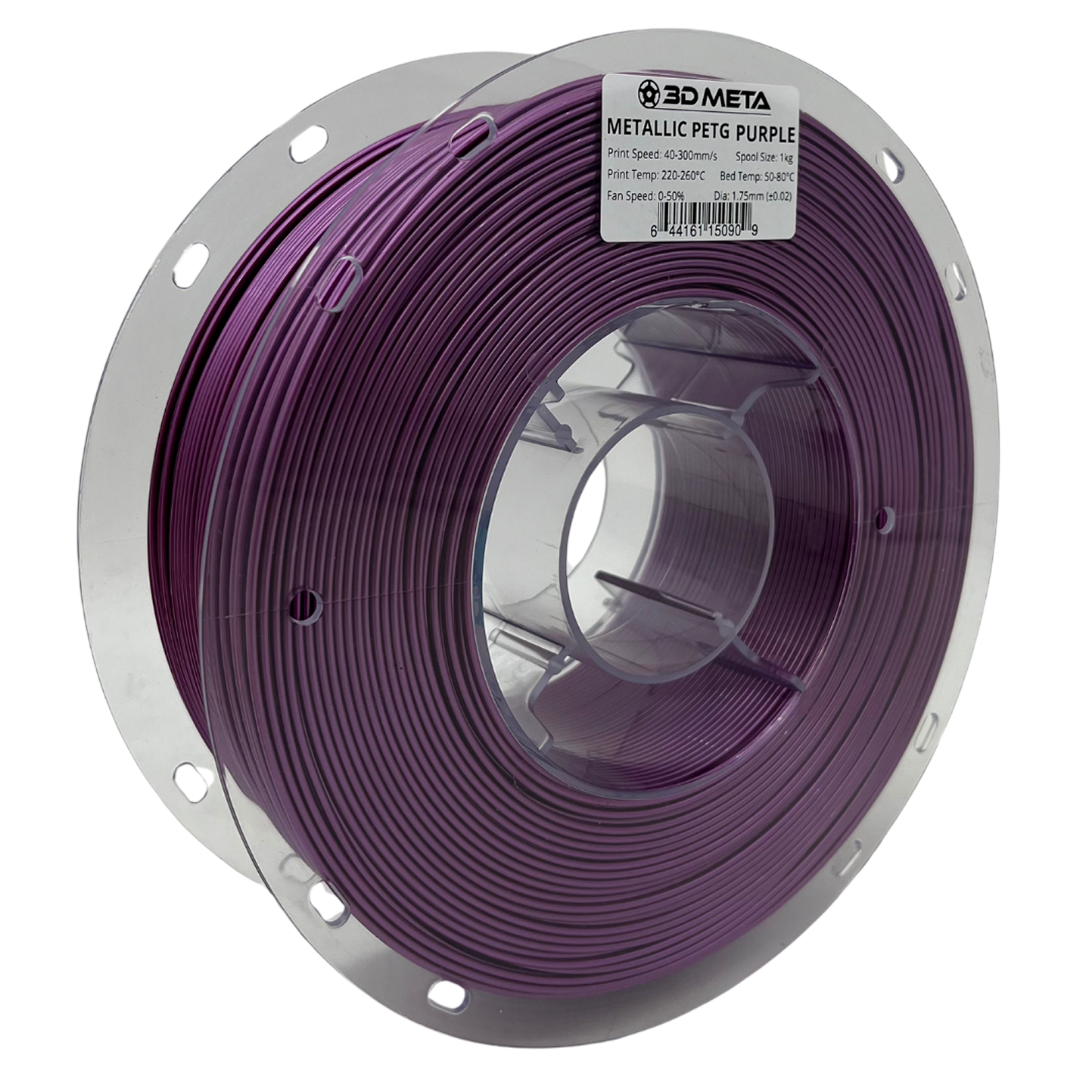 PETG Metallic 3D Printing Filament - 1kg x 1.75mm
