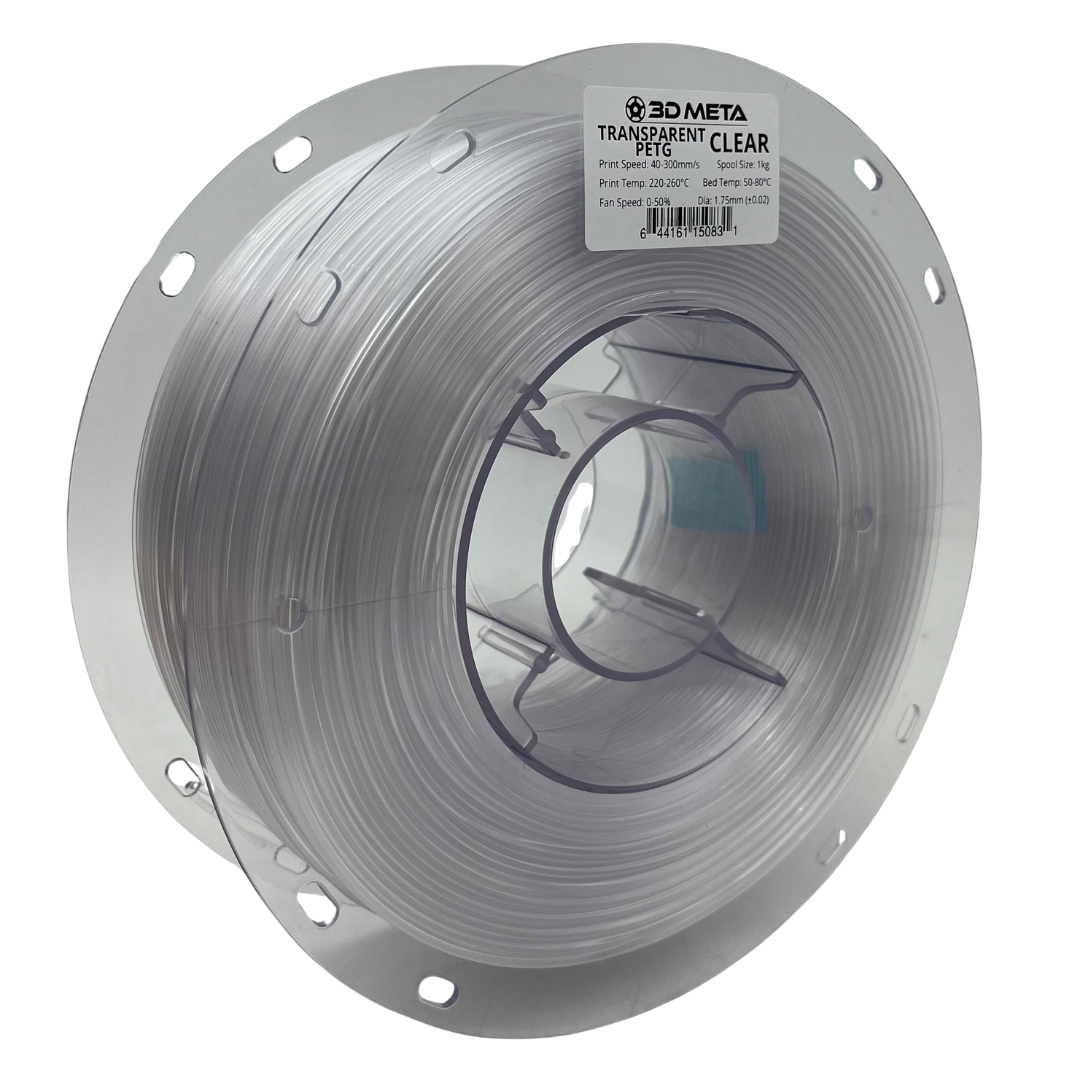 PETG Transparent 3D Printing Filament - 1kg x 1.75mm