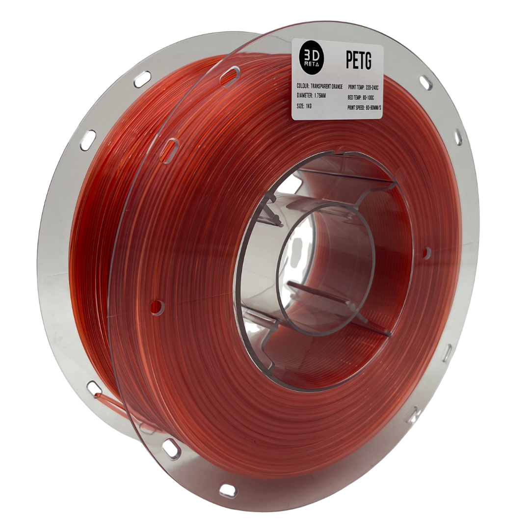 PETG Transparent 3D Printing Filament - 1kg x 1.75mm