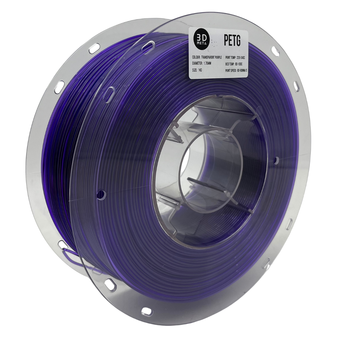 PETG Transparent 3D Printing Filament - 1kg x 1.75mm