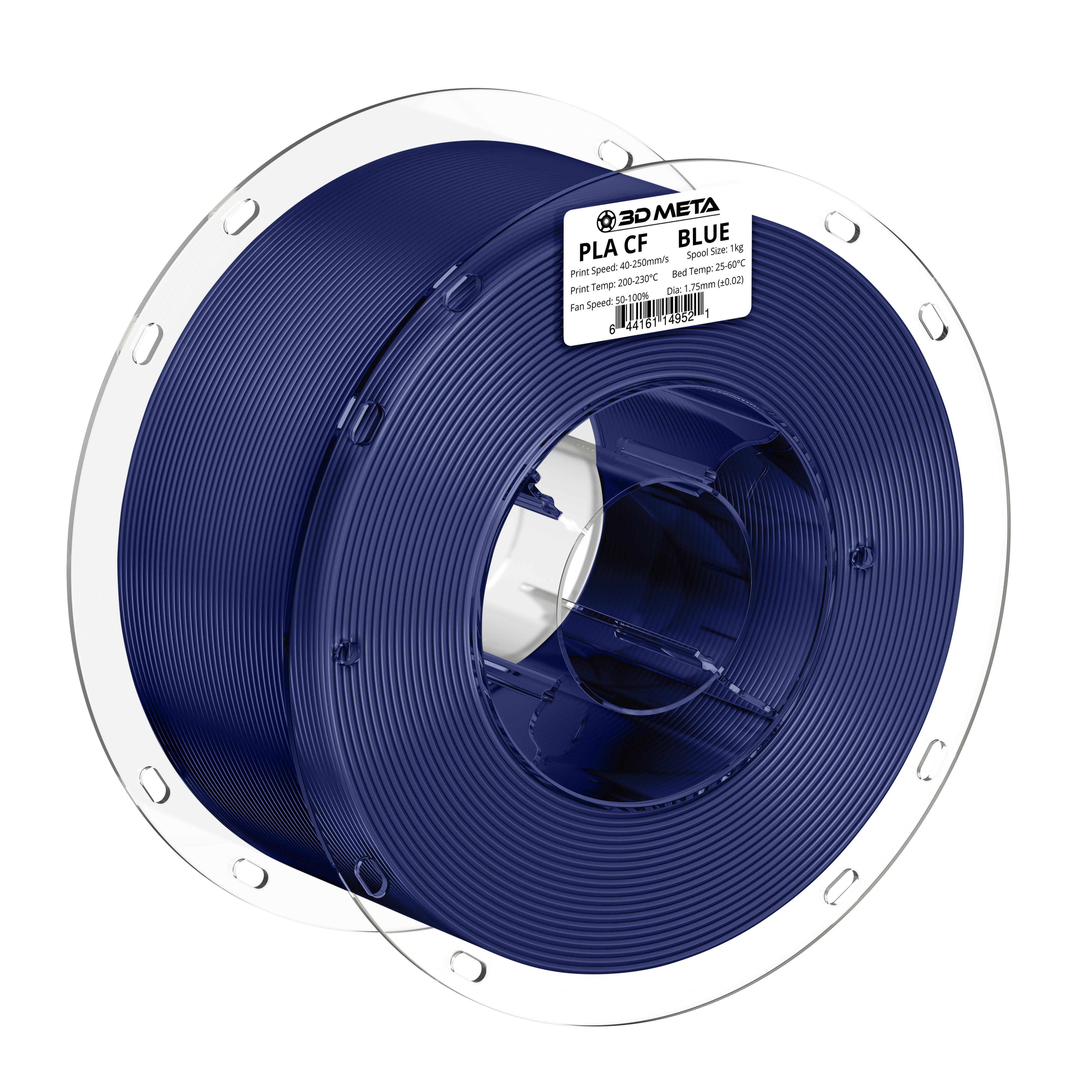 Carbon Fiber PLA 3D Printing Filament - 1kg x 1.75mm